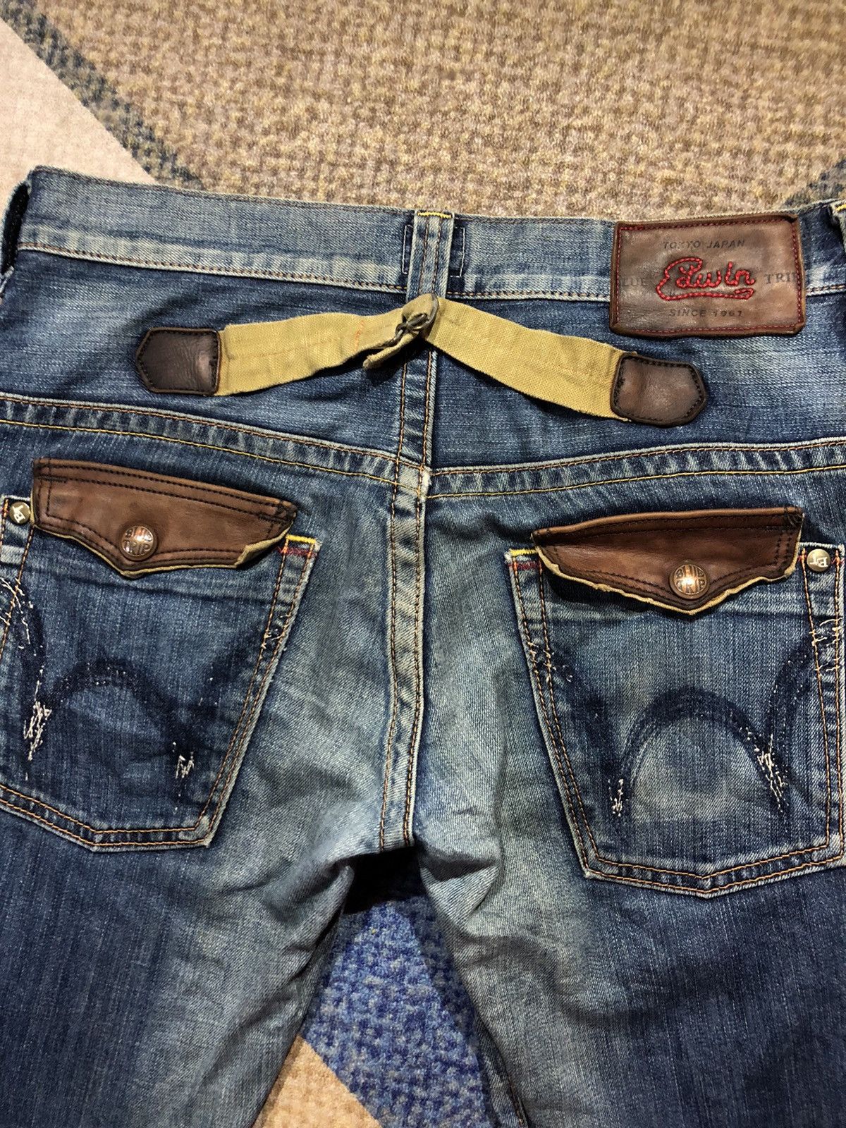 Undercover Edwin Blue Trip Denim Made in Japan Size US 32 / EU 48 - 2 Thumbnail