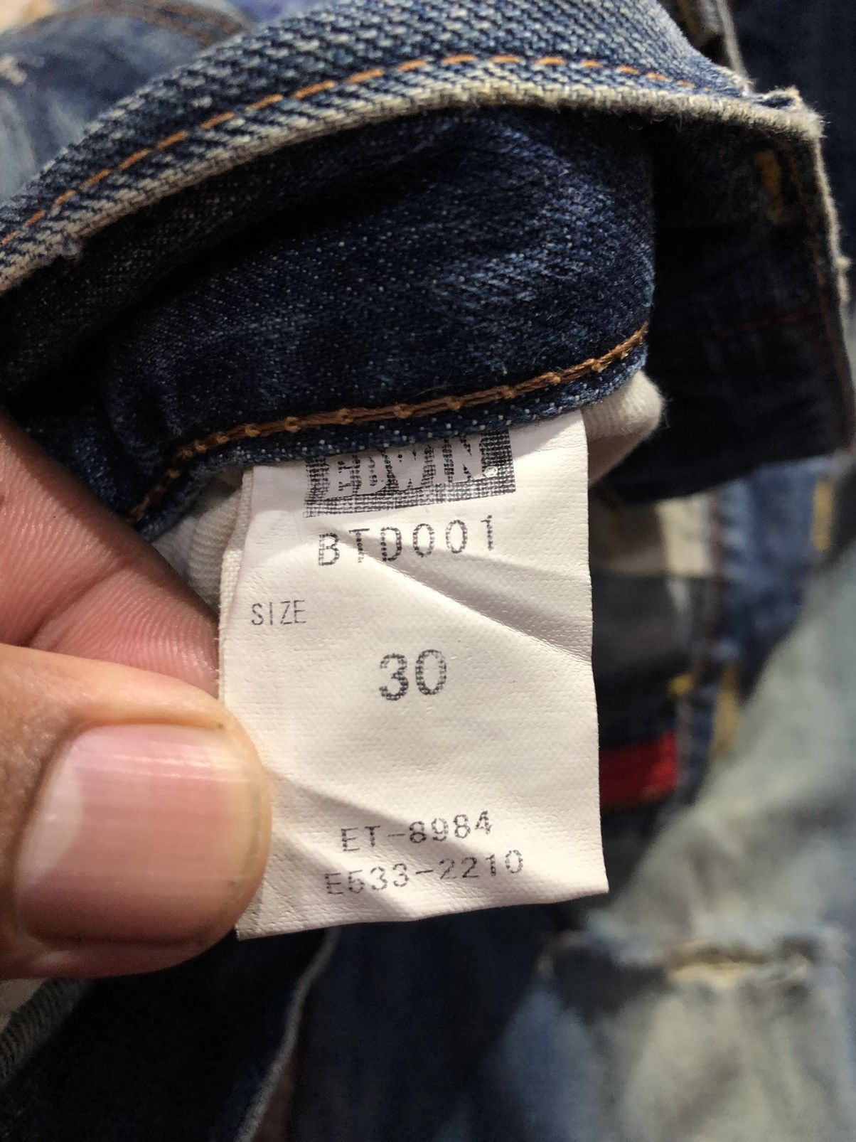 Undercover Edwin Blue Trip Denim Made in Japan Size US 32 / EU 48 - 10 Thumbnail