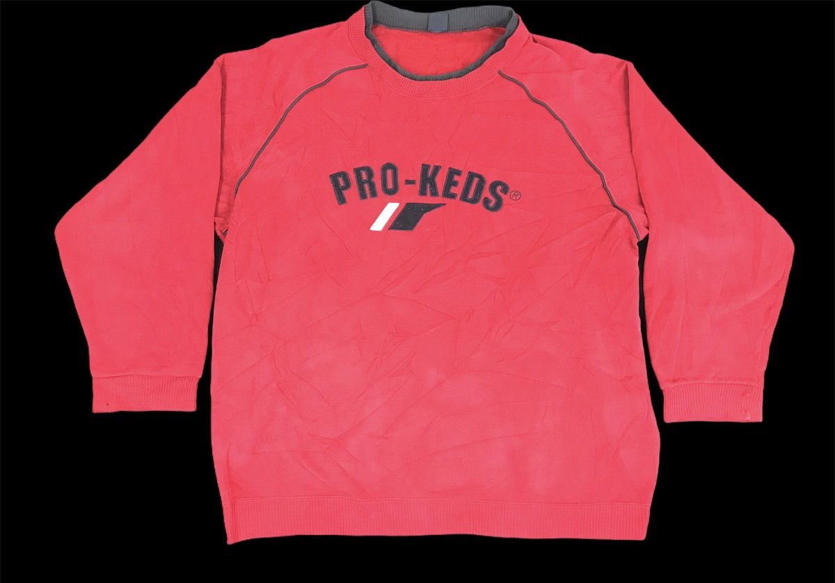 Pro-Keds Vintage Pro-keds Spell Out Sweatshirt Pull Over Jacket Size US L / EU 52-54 / 3 - 1 Thumbnail