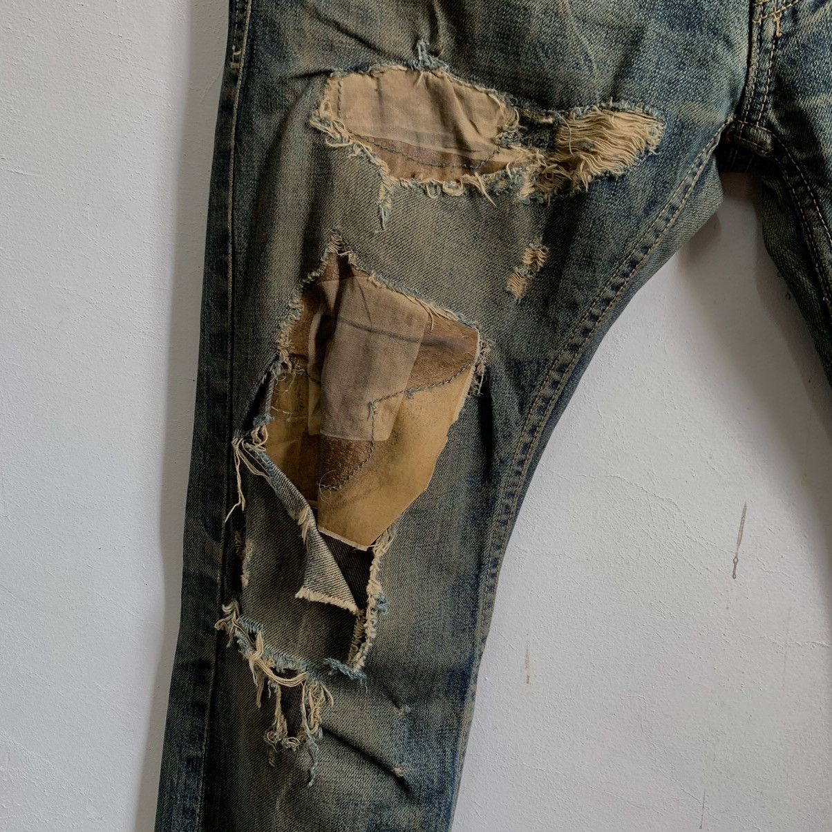 Cult Of Individuality Cult Of Individuality Selvedge Distressed Denim Jeans Size US 31 - 4 Thumbnail