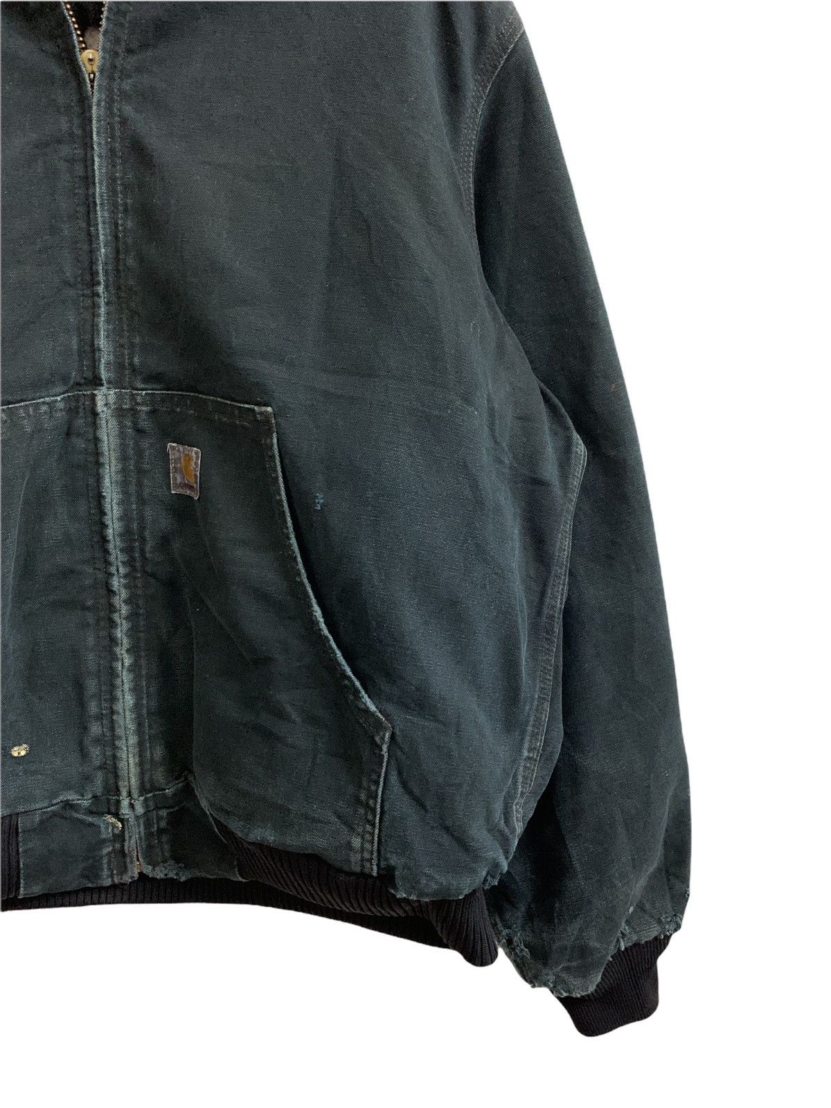 Carhartt Vintage Destroyed Carhartt Hoodie Duck Canvas Jacket Size US L / EU 52-54 / 3 - 4 Thumbnail