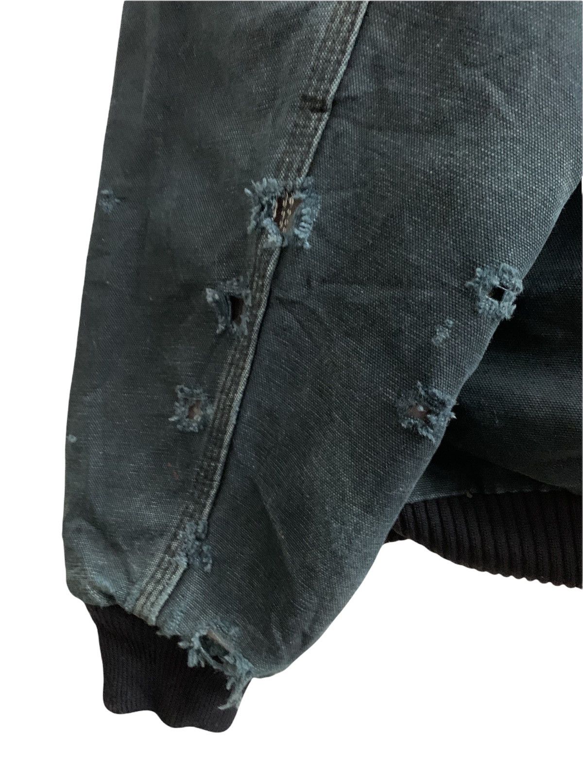 Carhartt Vintage Destroyed Carhartt Hoodie Duck Canvas Jacket Size US L / EU 52-54 / 3 - 11 Thumbnail