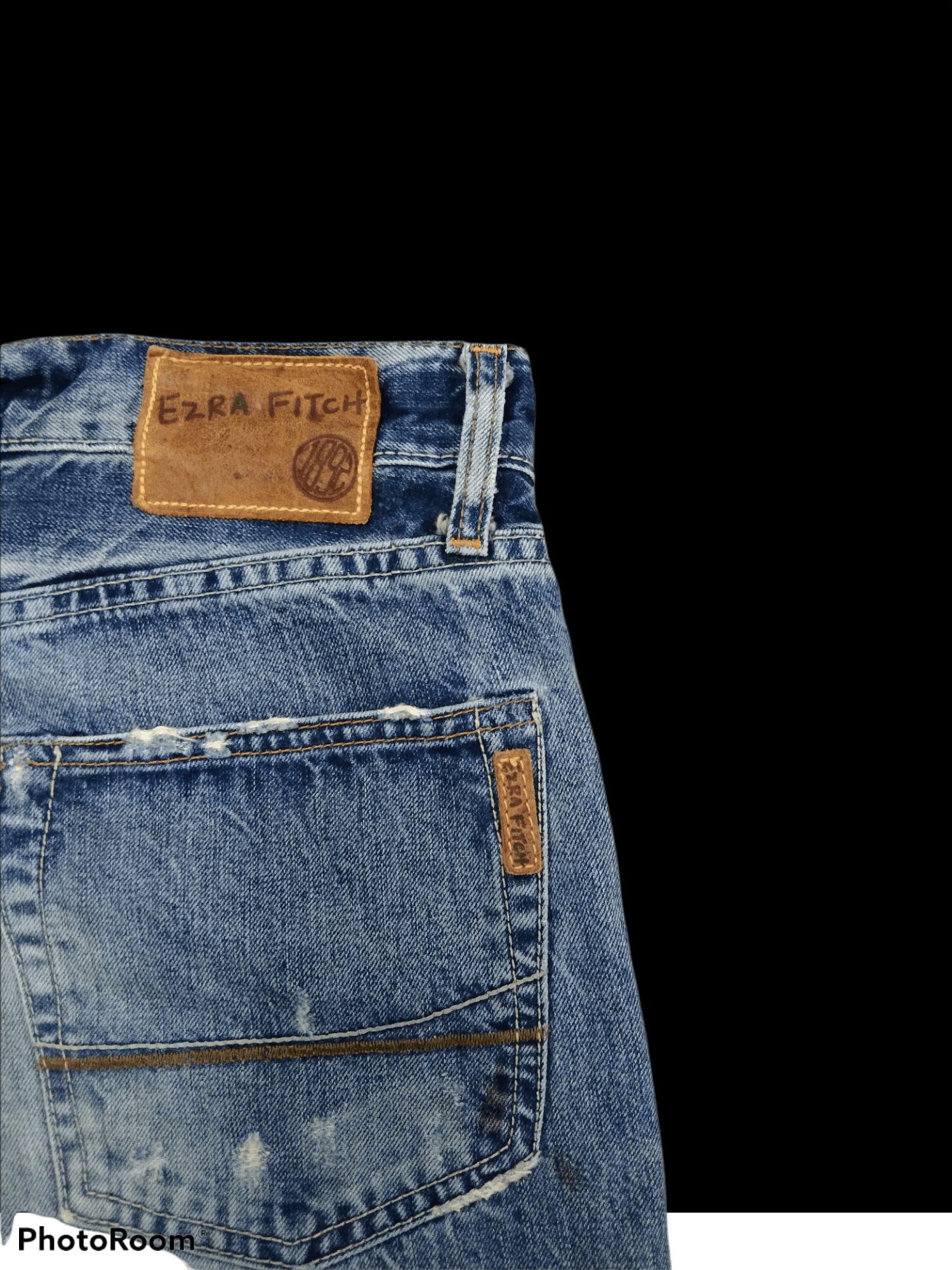Japanese Brand DISTRESSED RIPPED EZRA FITCH JAPANESE BRAND DENIM PANTS Size US 34 / EU 50 - 8 Thumbnail