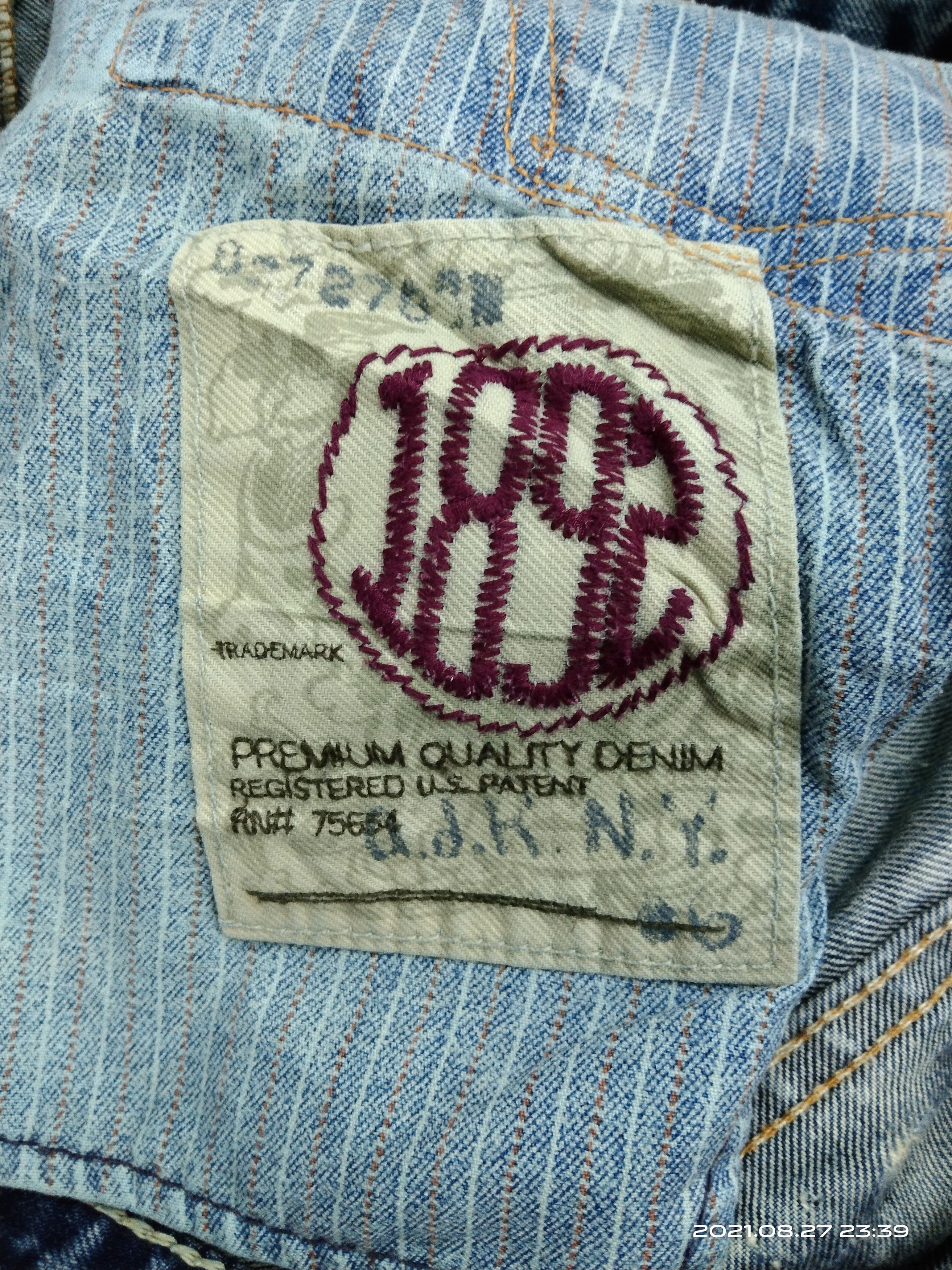 Japanese Brand DISTRESSED RIPPED EZRA FITCH JAPANESE BRAND DENIM PANTS Size US 34 / EU 50 - 10 Thumbnail
