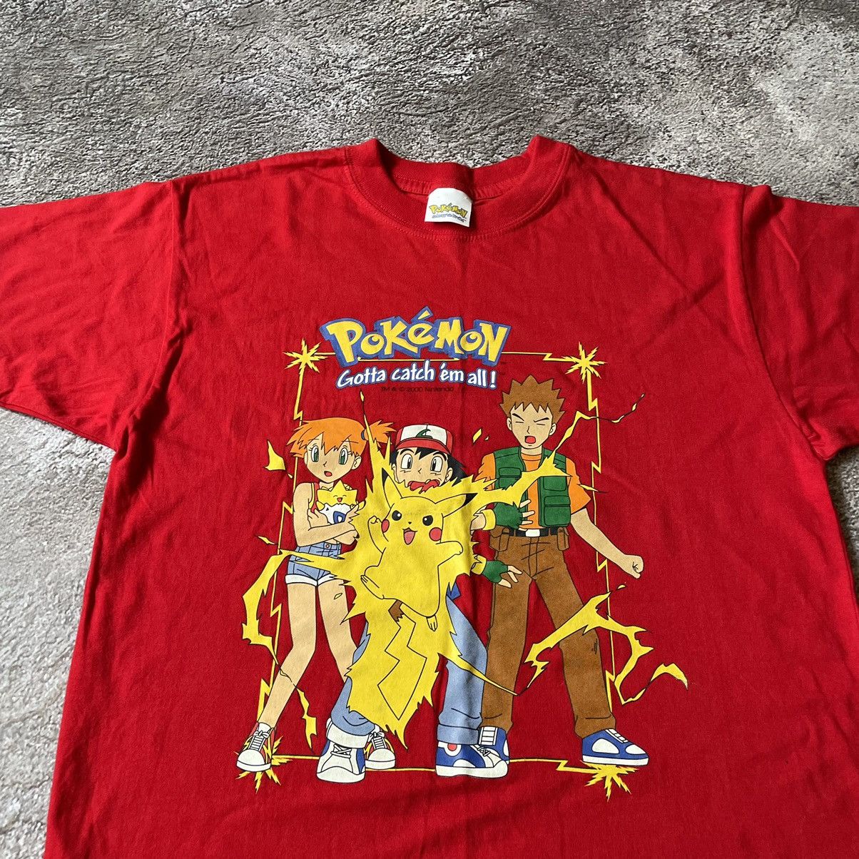 Vintage Vintage Y2K Pokemon Graphic Tee Red Streetwear Cropped XS Size US XS / EU 42 / 0 - 5 Thumbnail