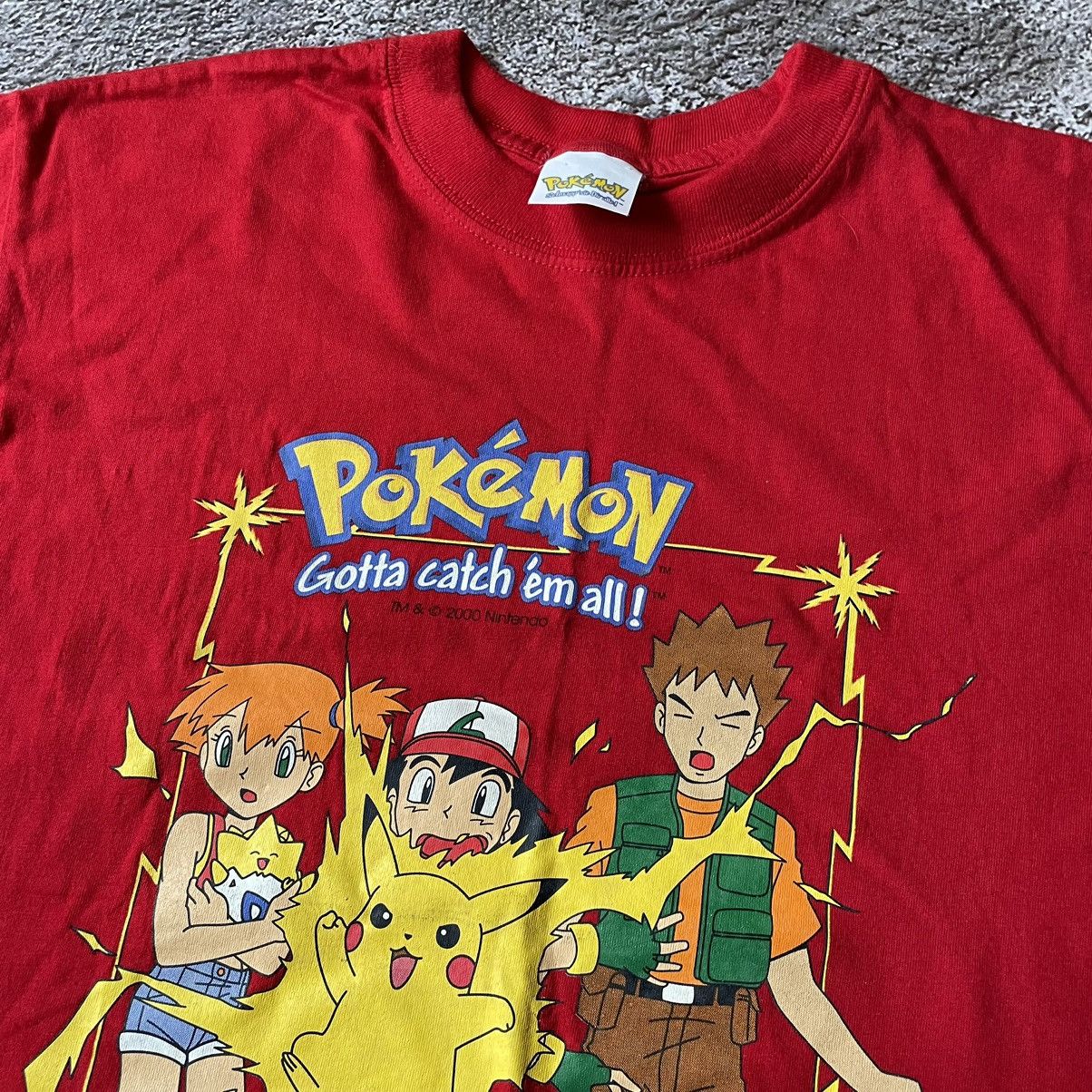 Vintage Vintage Y2K Pokemon Graphic Tee Red Streetwear Cropped XS Size US XS / EU 42 / 0 - 7 Thumbnail