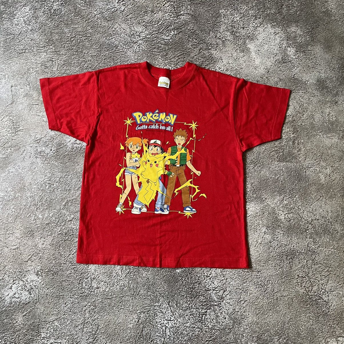 Vintage Vintage Y2K Pokemon Graphic Tee Red Streetwear Cropped XS Size US XS / EU 42 / 0 - 2 Thumbnail