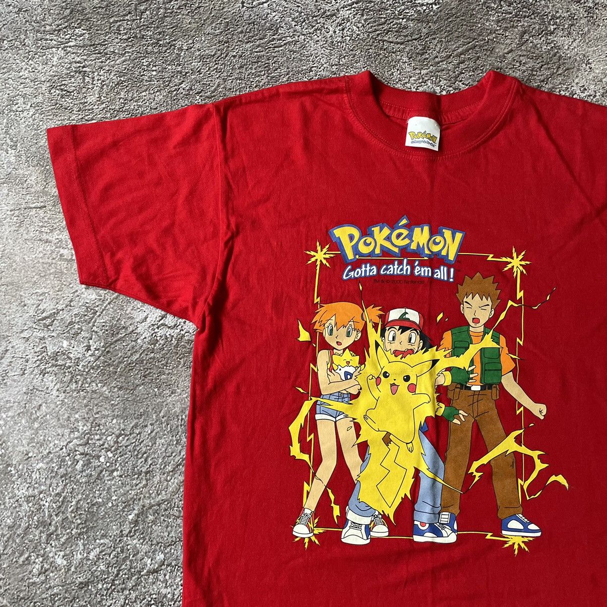 Vintage Vintage Y2K Pokemon Graphic Tee Red Streetwear Cropped XS Size US XS / EU 42 / 0 - 4 Thumbnail