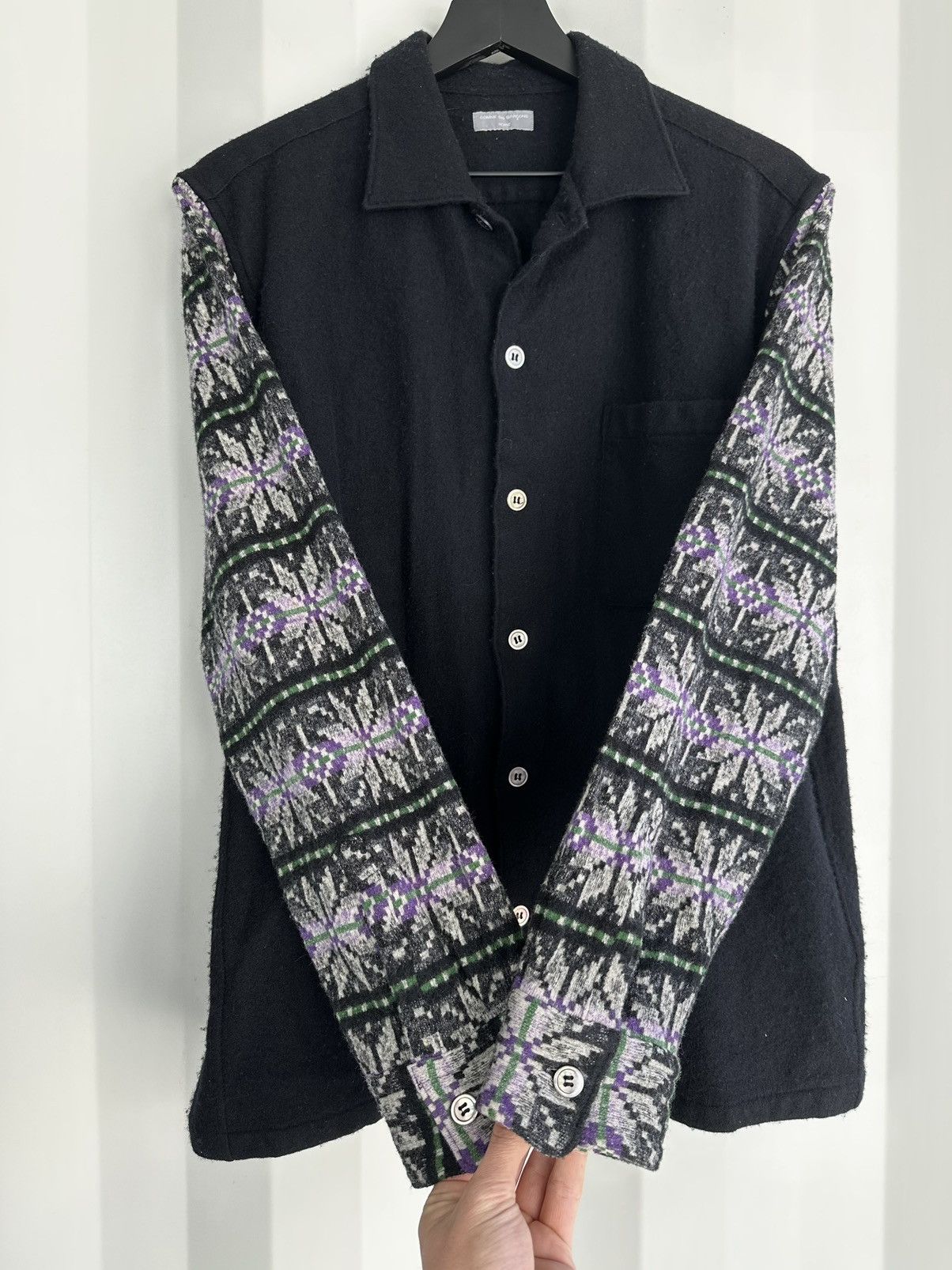 Comme des Garcons Homme Nordic Button Shirt Jacket Size US L / EU 52-54 / 3 - 1 Thumbnail