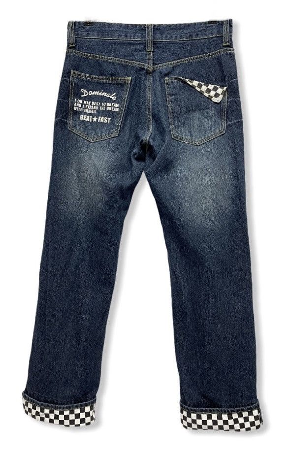 Beauty Beast FYE🔥DOMINATE BEAT*FAST Handcrafted Distressed Ripped Denim Size US 30 / EU 46 - 7 Thumbnail