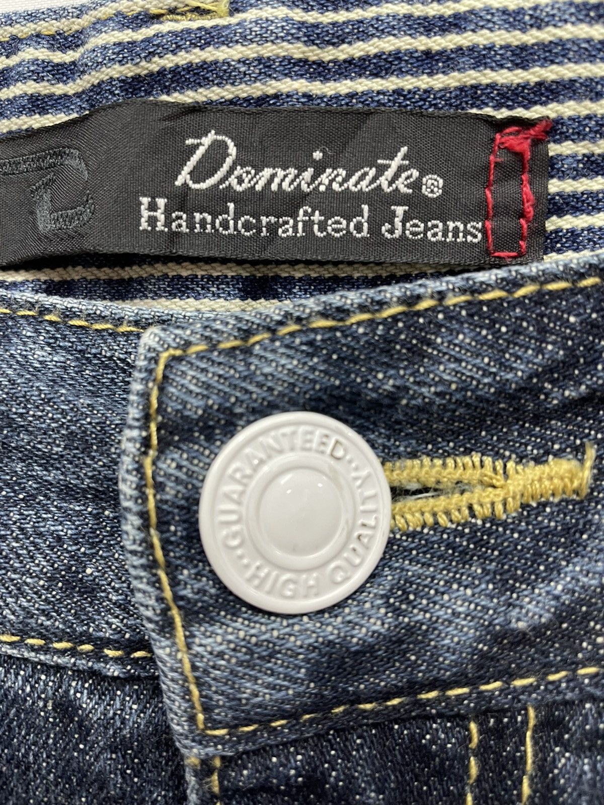 Beauty Beast FYE🔥DOMINATE BEAT*FAST Handcrafted Distressed Ripped Denim Size US 30 / EU 46 - 6 Thumbnail