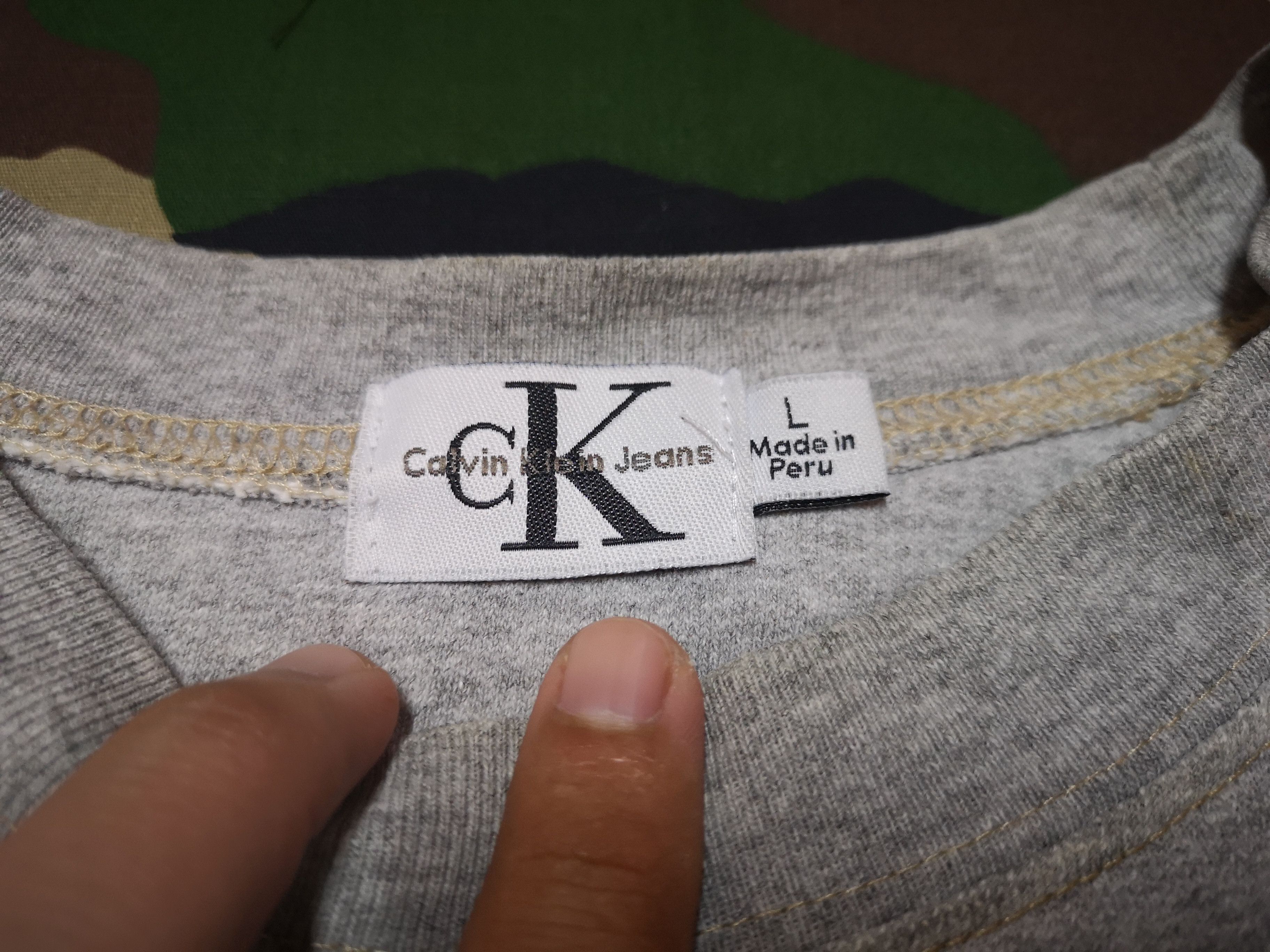 Calvin Klein × Vintage Vintage Calvin Klein Big logo Size US L / EU 52-54 / 3 - 4 Thumbnail