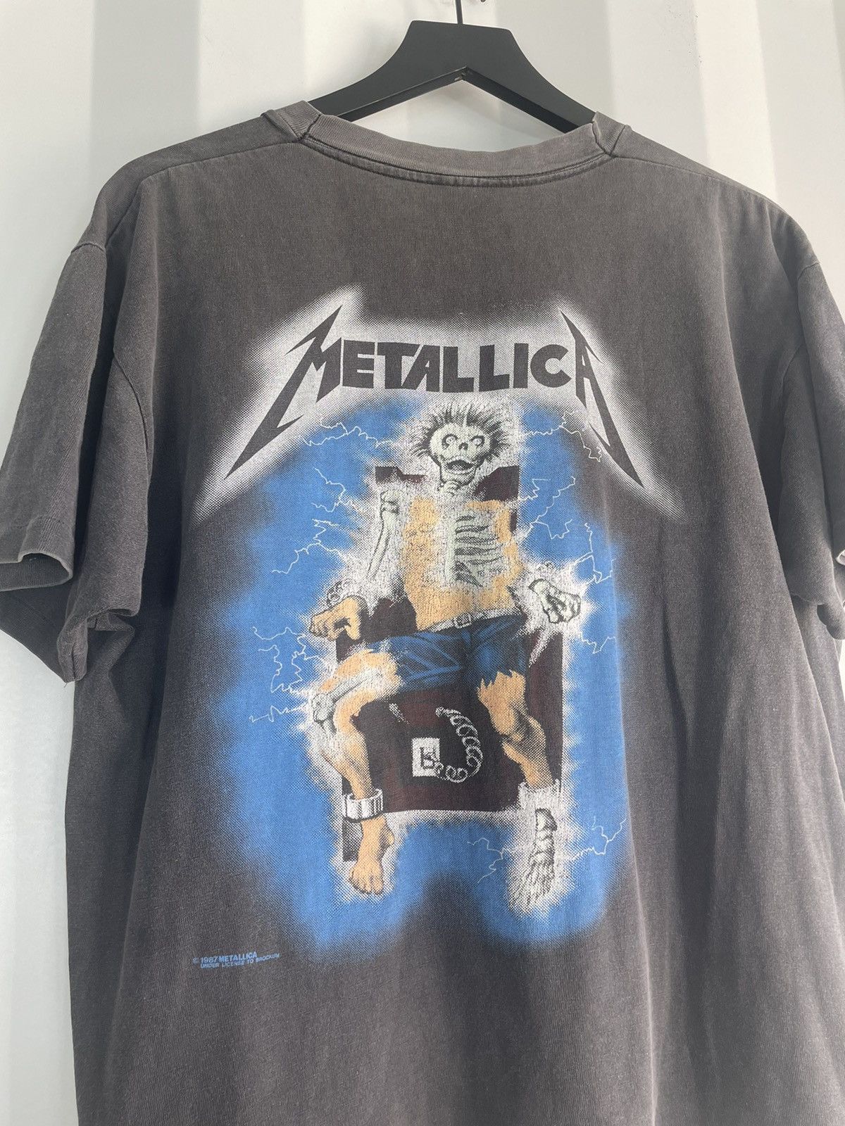 1989 Metallica Ride the Lightning t-shirt