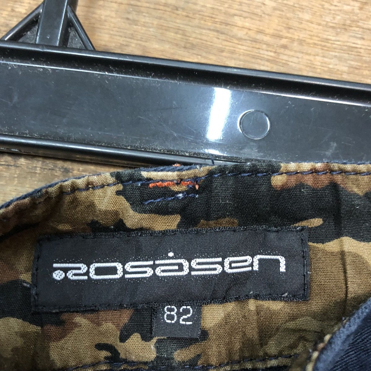 Japanese Brand RosaSen Dark Blue Multipocket cropped Cargo Pants #c981 Size US 32 / EU 48 - 10 Thumbnail