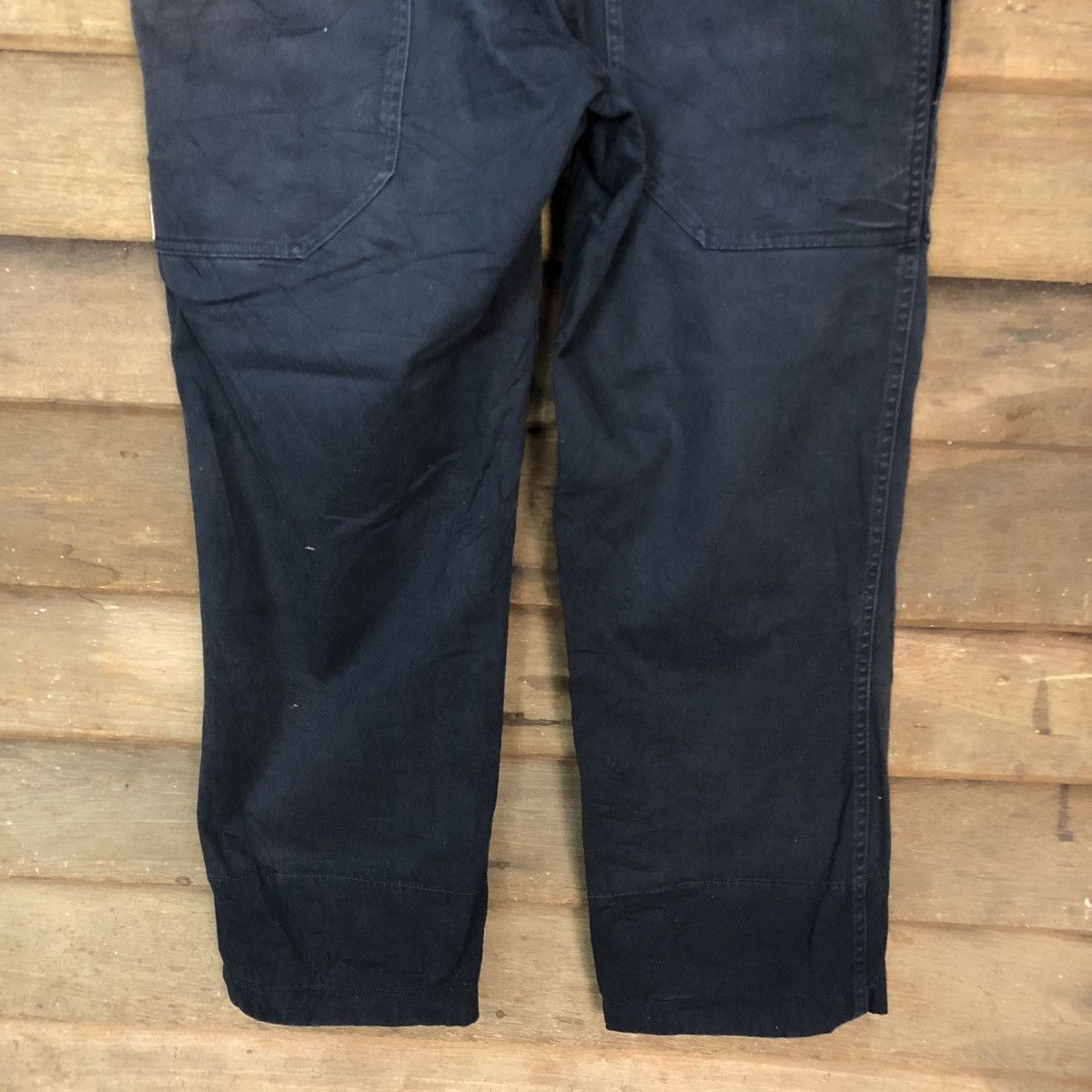 Japanese Brand RosaSen Dark Blue Multipocket cropped Cargo Pants #c981 Size US 32 / EU 48 - 13 Thumbnail