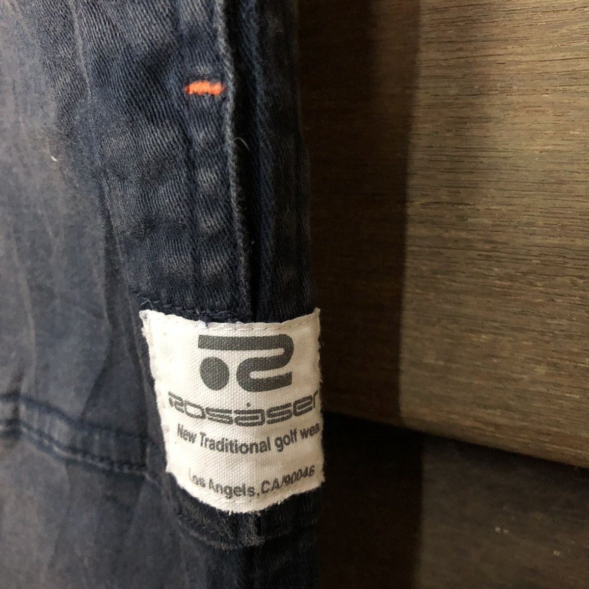 Japanese Brand RosaSen Dark Blue Multipocket cropped Cargo Pants #c981 Size US 32 / EU 48 - 7 Thumbnail