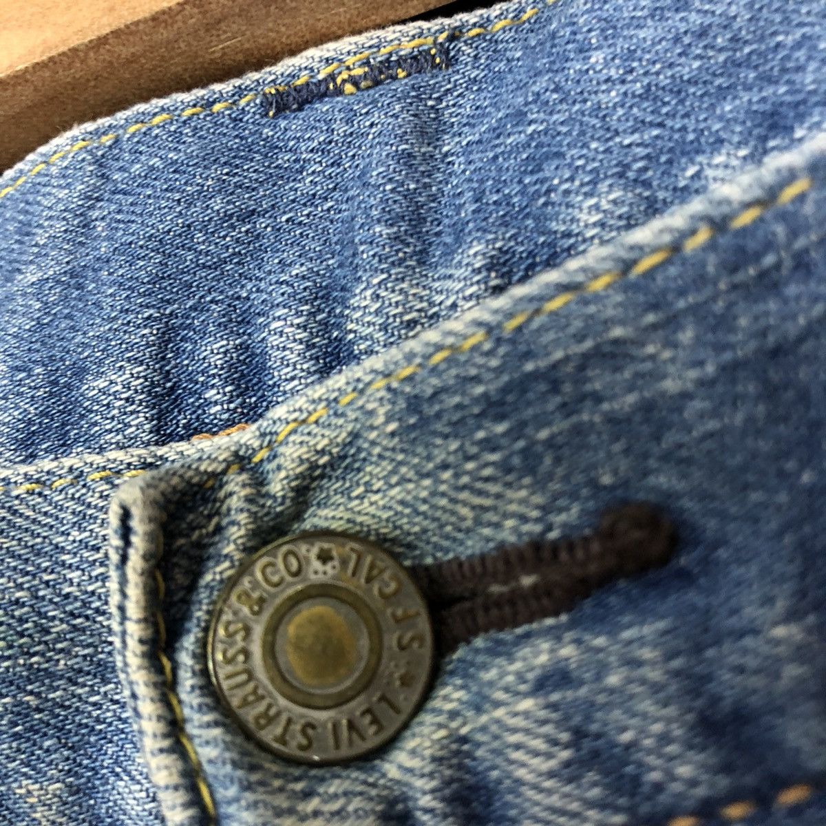 Levi's Vtg Levis Strauss Blue Denim Jeans Pants #3818 Size US 34 / EU 50 - 5 Thumbnail
