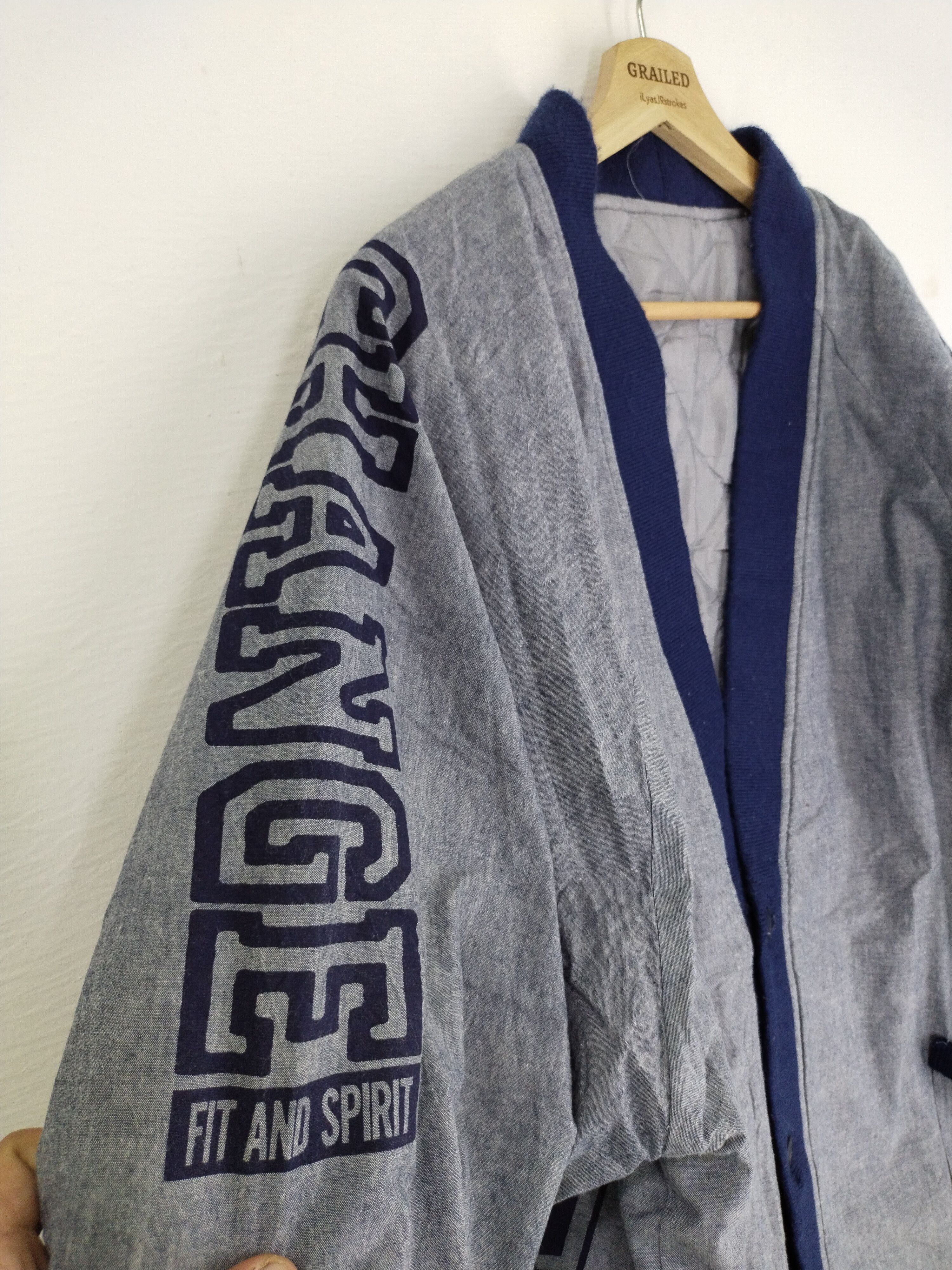 Japanese Brand Vintage Kimono The Leaves USA Champion Basket Ball Size US L / EU 52-54 / 3 - 3 Thumbnail
