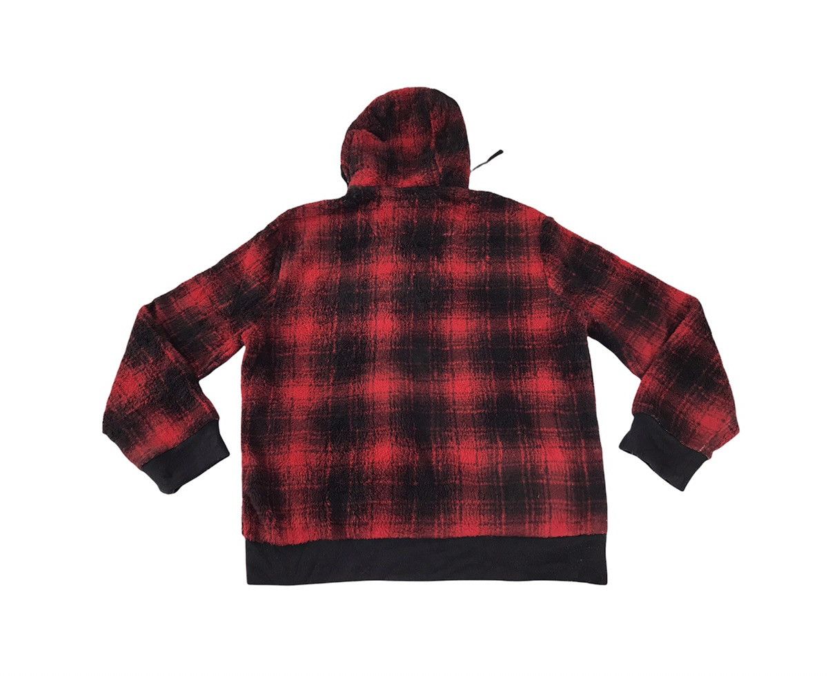 Japanese Brand × Vintage Sorridere Plaid Checked Zipper Hoodies Sweatshirt Fashion Size US XXL / EU 58 / 5 - 2 Thumbnail