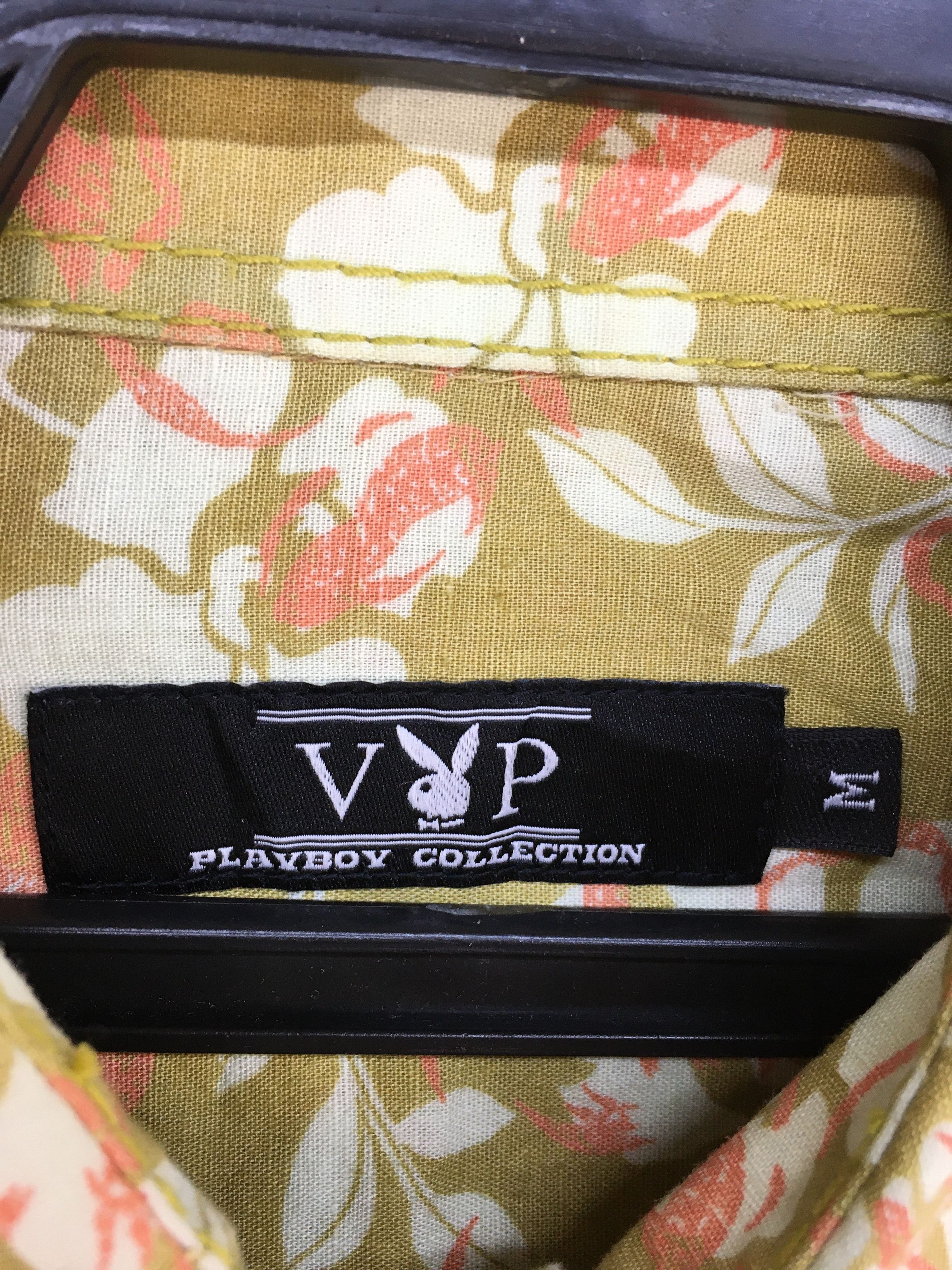 Playboy Vintage PLAYBOYS Floral Flowers Hawaiian Shirt Size US M / EU 48-50 / 2 - 2 Thumbnail