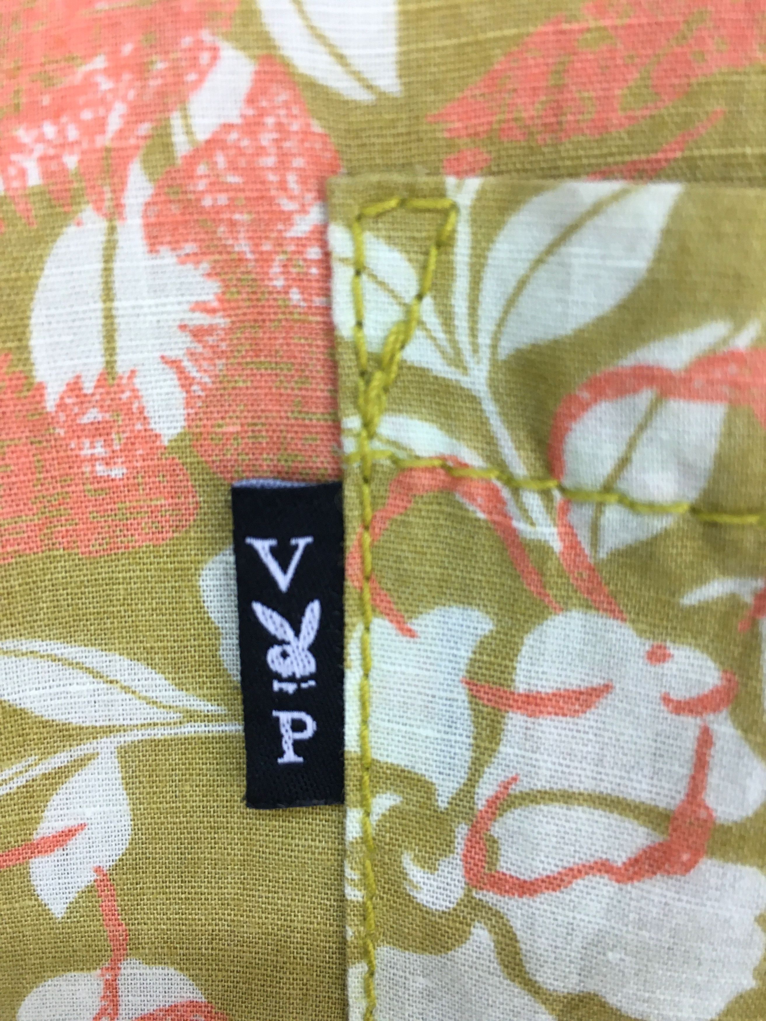 Playboy Vintage PLAYBOYS Floral Flowers Hawaiian Shirt Size US M / EU 48-50 / 2 - 9 Thumbnail
