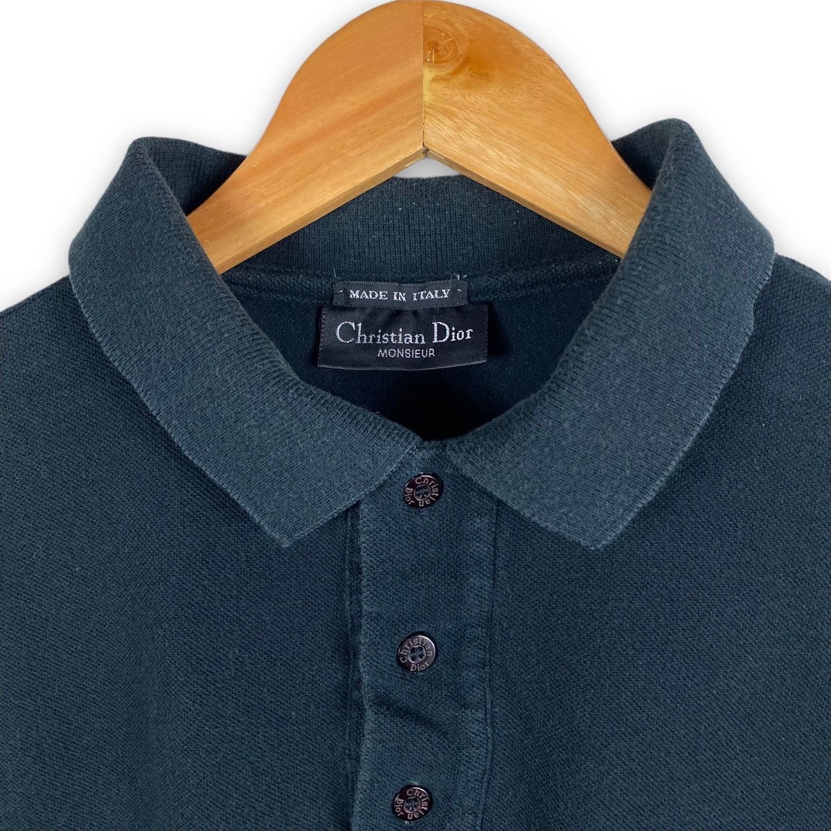 Christian Dior Monsieur × Vintage CHRISTIAN DIOR MONSIEUR SMALL LOGO MADE IN ITALY POLO SHIRT Size US M / EU 48-50 / 2 - 7 Thumbnail