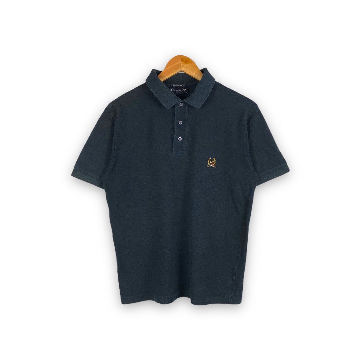 Christian Dior Monsieur × Vintage CHRISTIAN DIOR MONSIEUR SMALL LOGO MADE IN ITALY POLO SHIRT Size US M / EU 48-50 / 2 - 1 Thumbnail