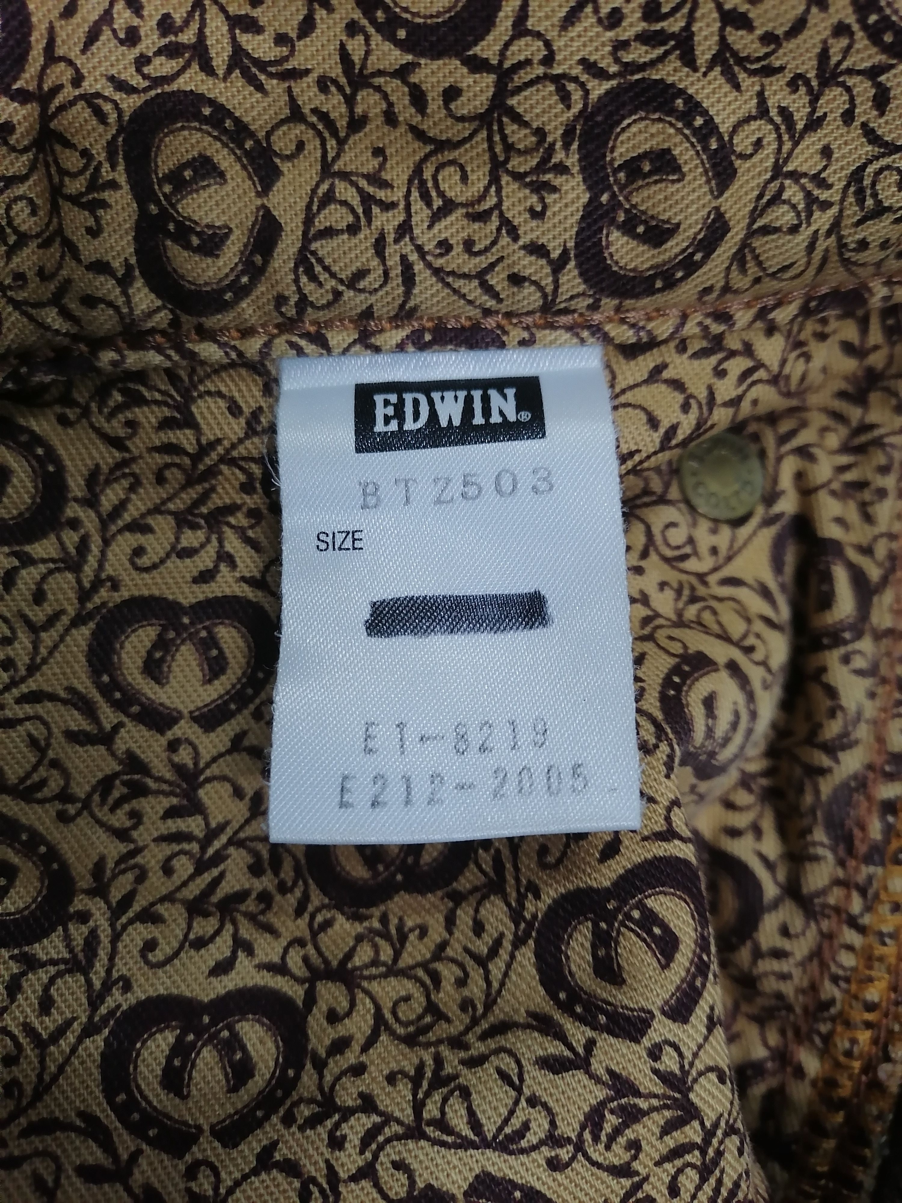 Japanese Brand Trashed Rusty Edwin 503 Blue Trip Distressed Denim Pants Size US 32 / EU 48 - 9 Thumbnail