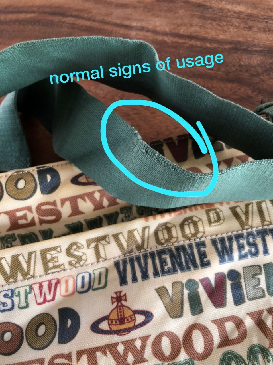 Vivienne Westwood RARE🔥VINTAGE V.W. MAN WATERPROOF COATED CANVAS AOP BAG Size ONE SIZE - 15 Thumbnail