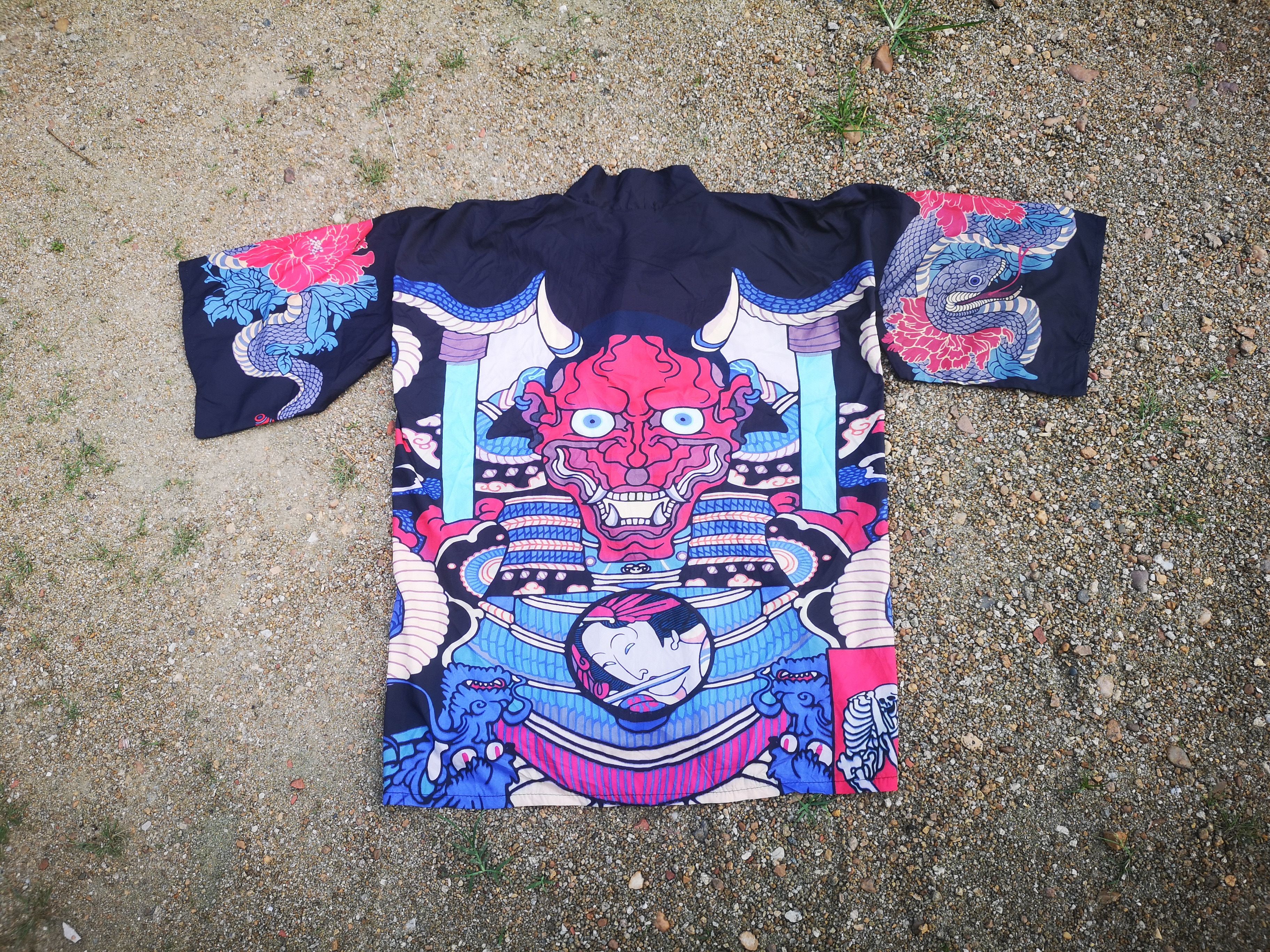 Japanese Brand × Vintage Kimono Shirt Style Anime Japanese Size US M / EU 48-50 / 2 - 2 Thumbnail
