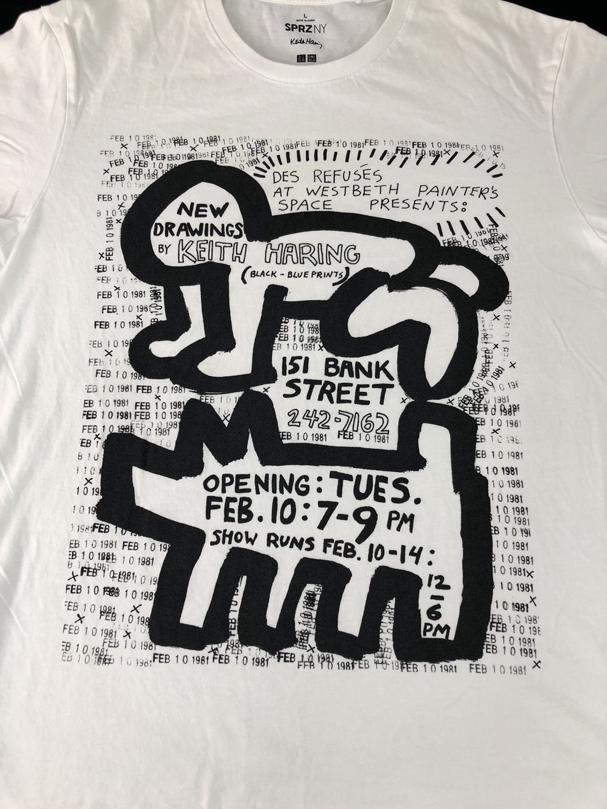 Keith Haring SPRZNY Keith Haring New Drawing Bark Dog Art Tee Size US M / EU 48-50 / 2 - 3 Thumbnail