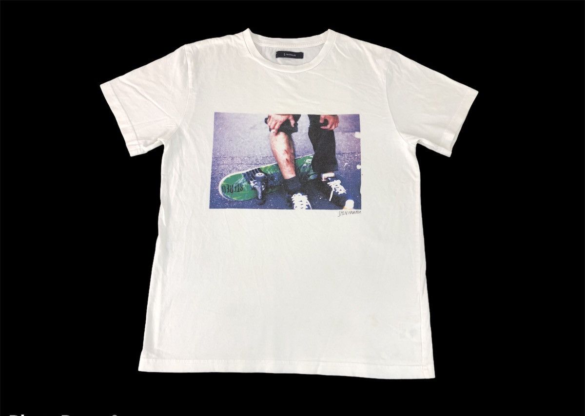 Japanese Brand × RAGEBLUE Vintage Rageblue Shin Hamada Box Logo Skateboard Tee Size US M / EU 48-50 / 2 - 1 Thumbnail