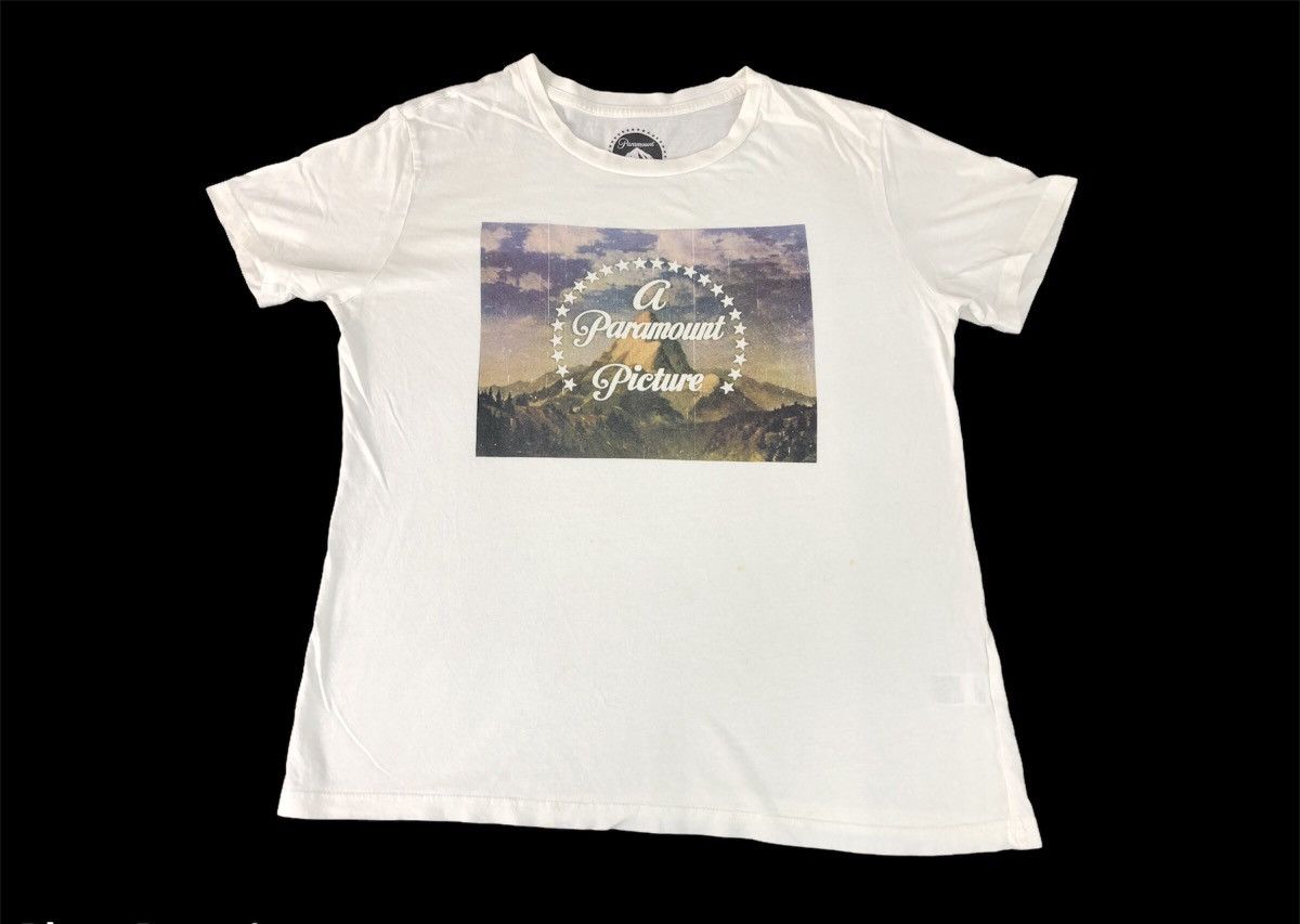 Japanese Brand Viacom Company Paramount Picture Box Logo T-shirt Tee Size L / US 10 / IT 46 - 1 Thumbnail