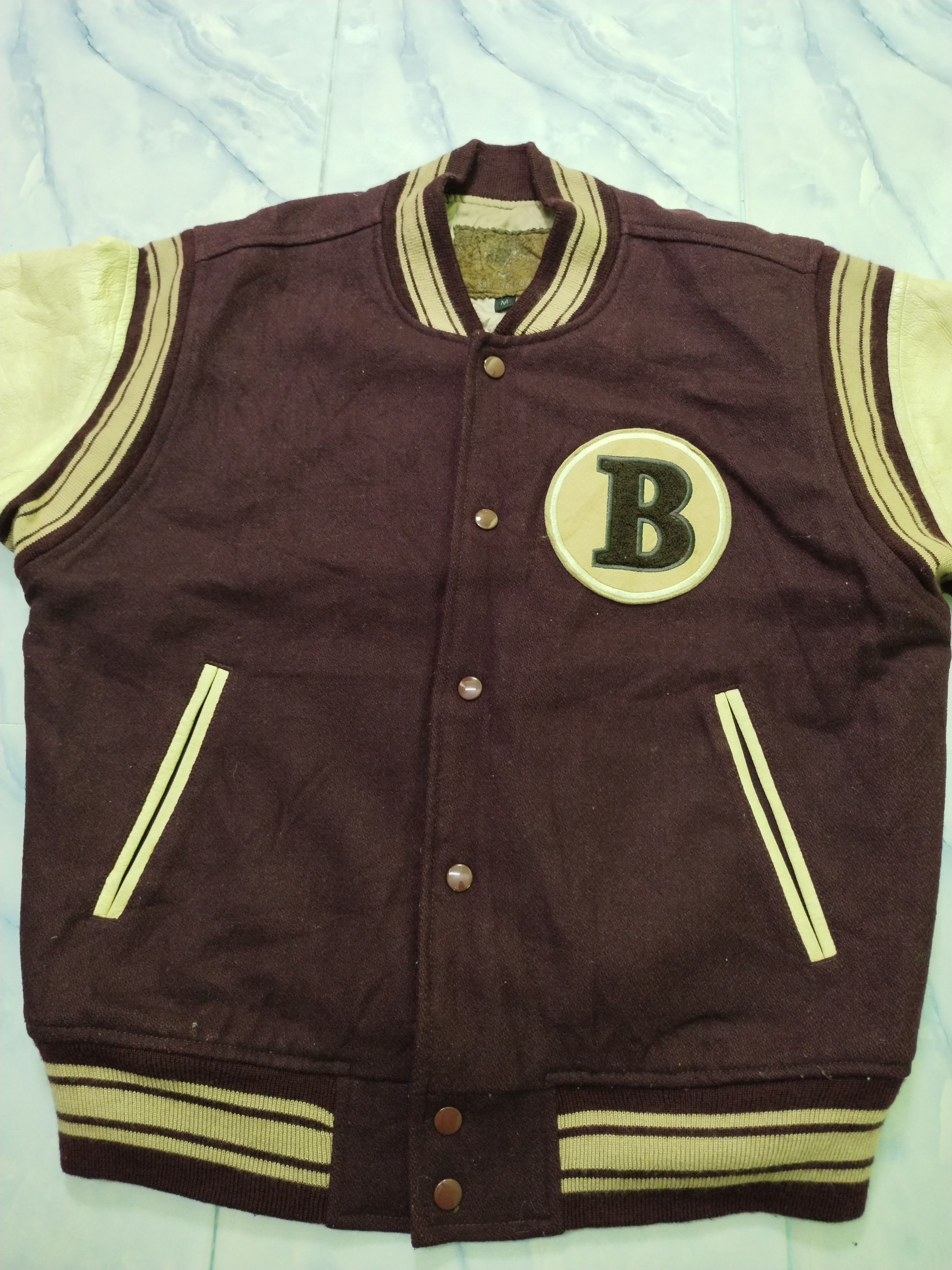 Golden Bear Vintage Varsity Jacket BEAR Surf Boards Size US M / EU 48-50 / 2 - 2 Thumbnail