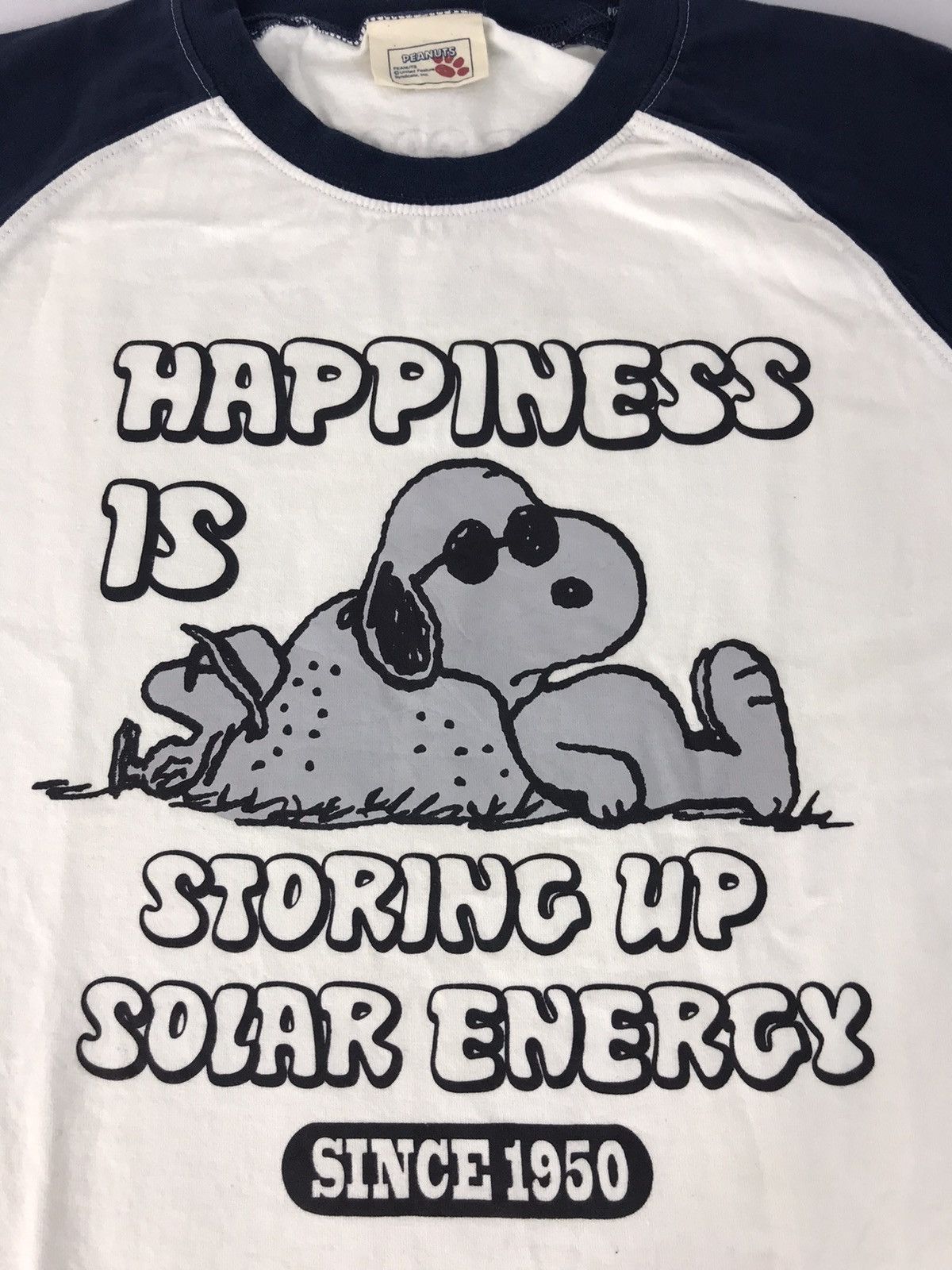 Peanuts Peanuts Woodstock Joe Cool Big Logo Raglan Tee Size US L / EU 52-54 / 3 - 3 Thumbnail