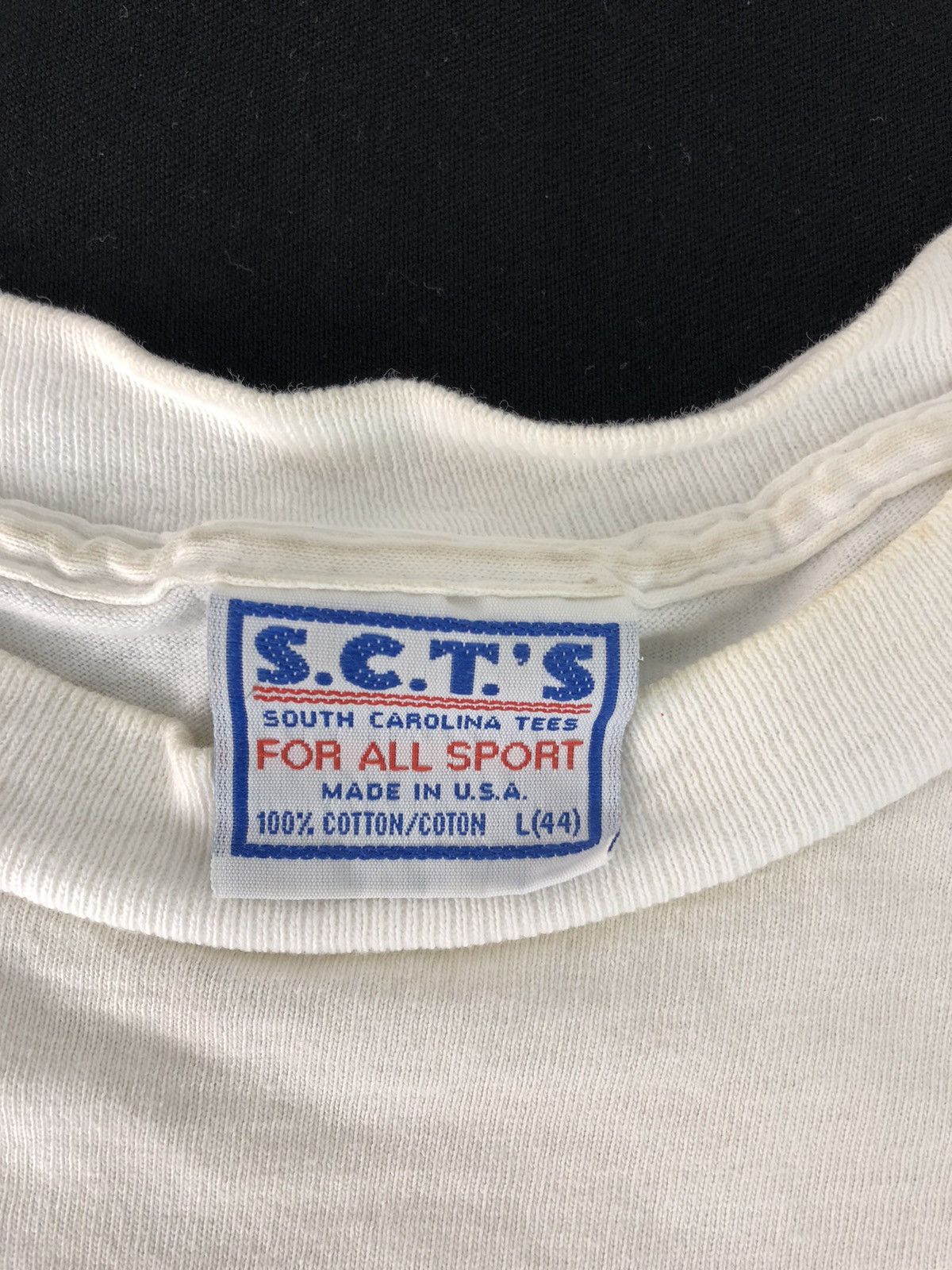 Japanese Brand × Vintage Vintage SCTS Football Main In Motion Sportwear Big Logo Tee Size US M / EU 48-50 / 2 - 4 Thumbnail