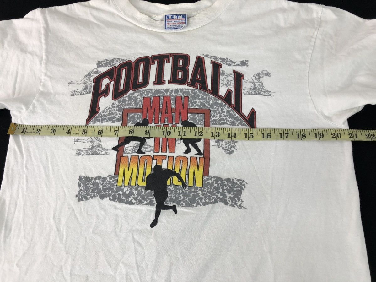 Japanese Brand × Vintage Vintage SCTS Football Main In Motion Sportwear Big Logo Tee Size US M / EU 48-50 / 2 - 6 Thumbnail