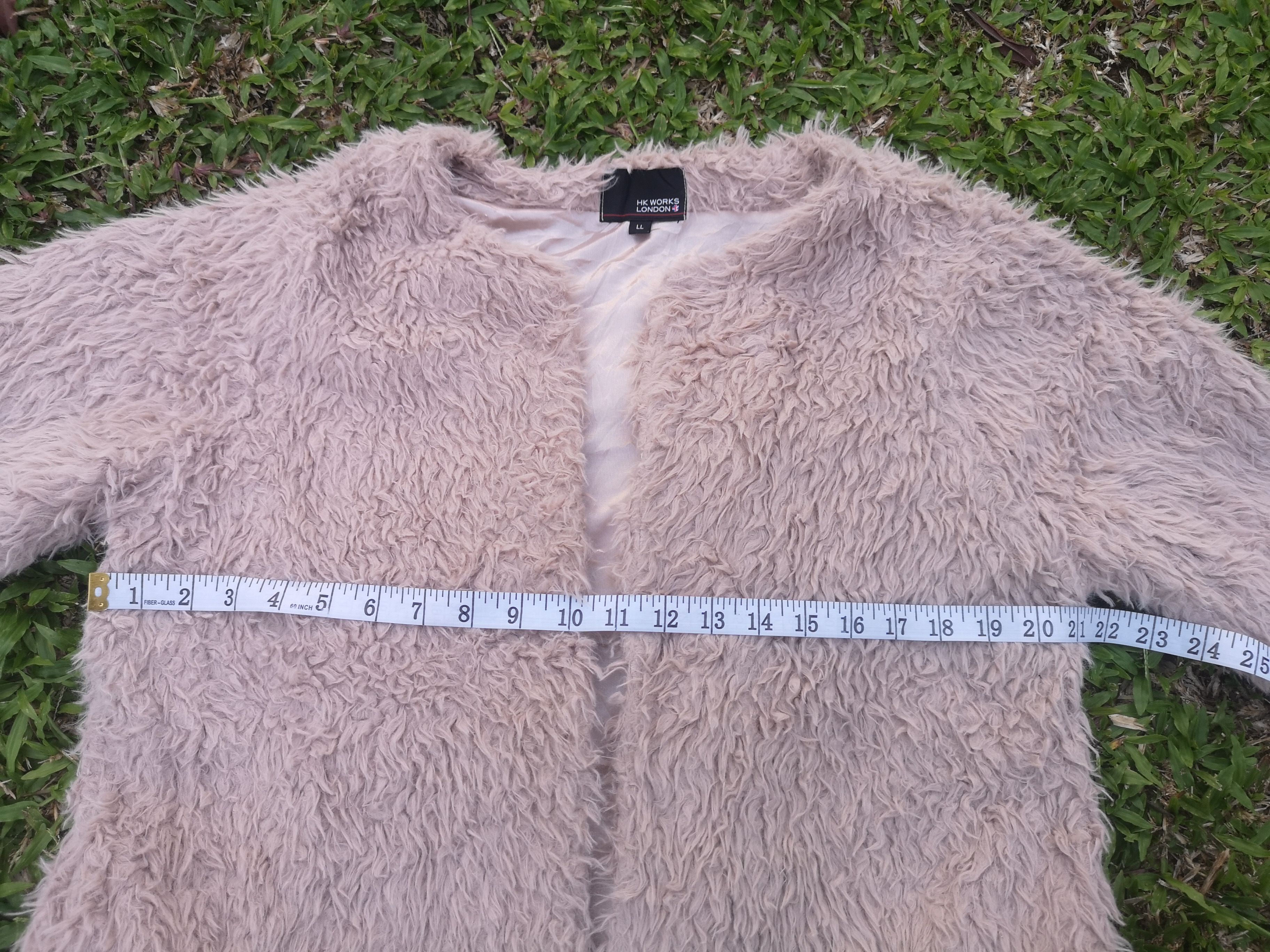 Designer × Japanese Brand × Vintage HK Work London Long Faux Fur Fleece Cardigan Size L / US 10 / IT 46 - 12 Thumbnail