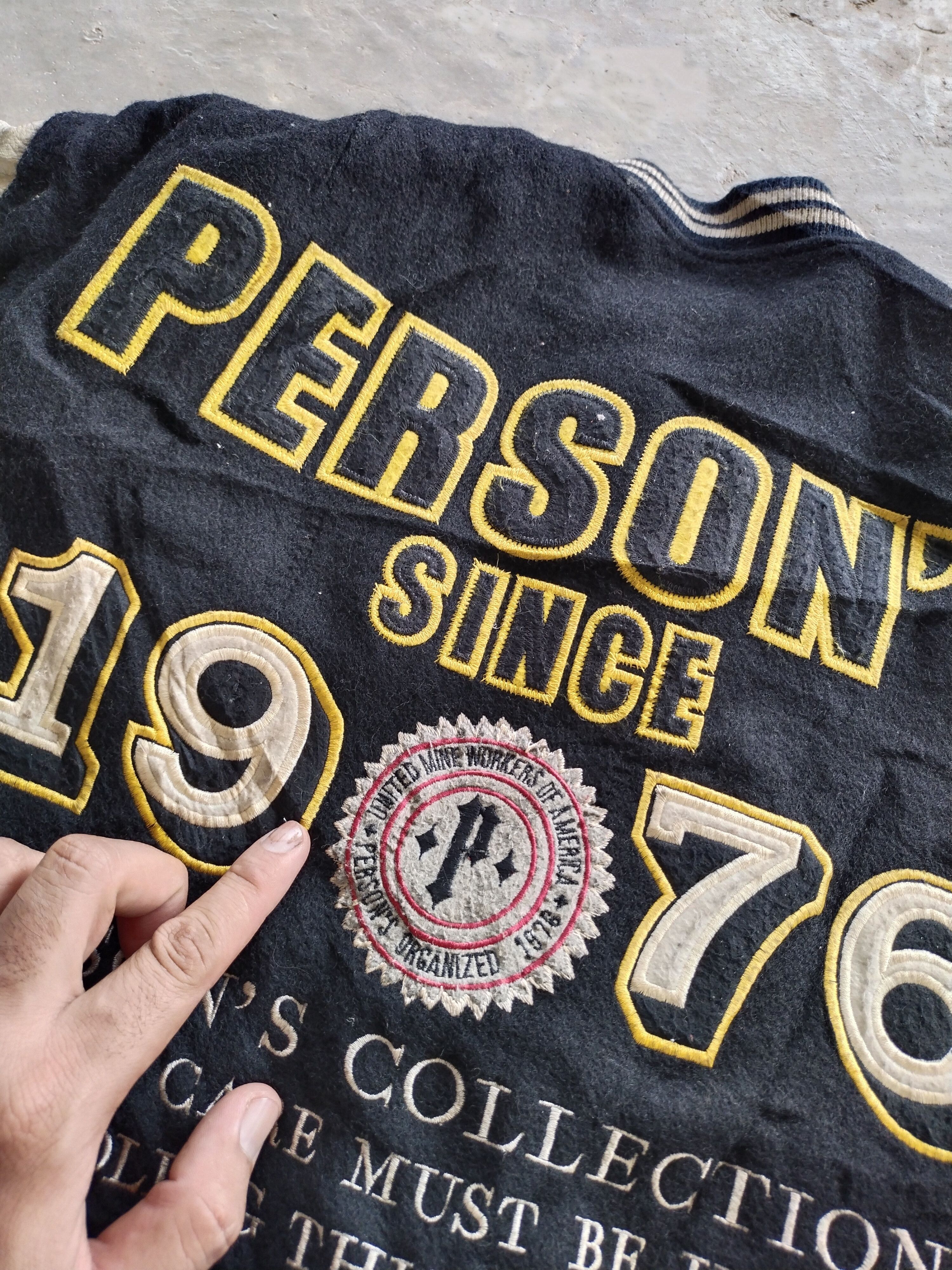 PERSON'S Vintage 70s Varsity PERSON'S Wool/Leather Jacket Size US L / EU 52-54 / 3 - 11 Thumbnail