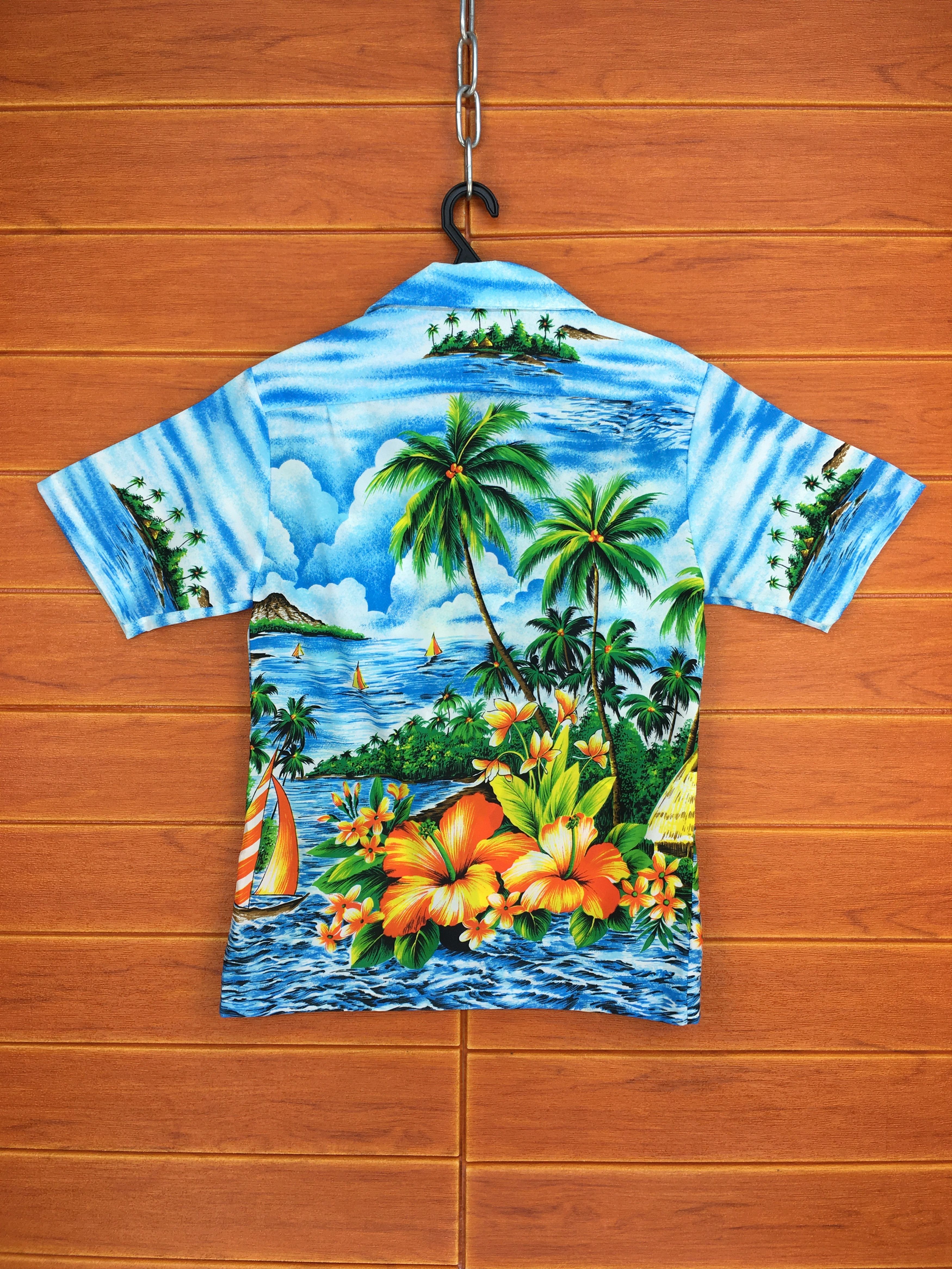 Vintage Vintage 60s SAN PEBBLE Of Hawaii Hawaiian Shirt Size US S / EU 44-46 / 1 - 10 Thumbnail
