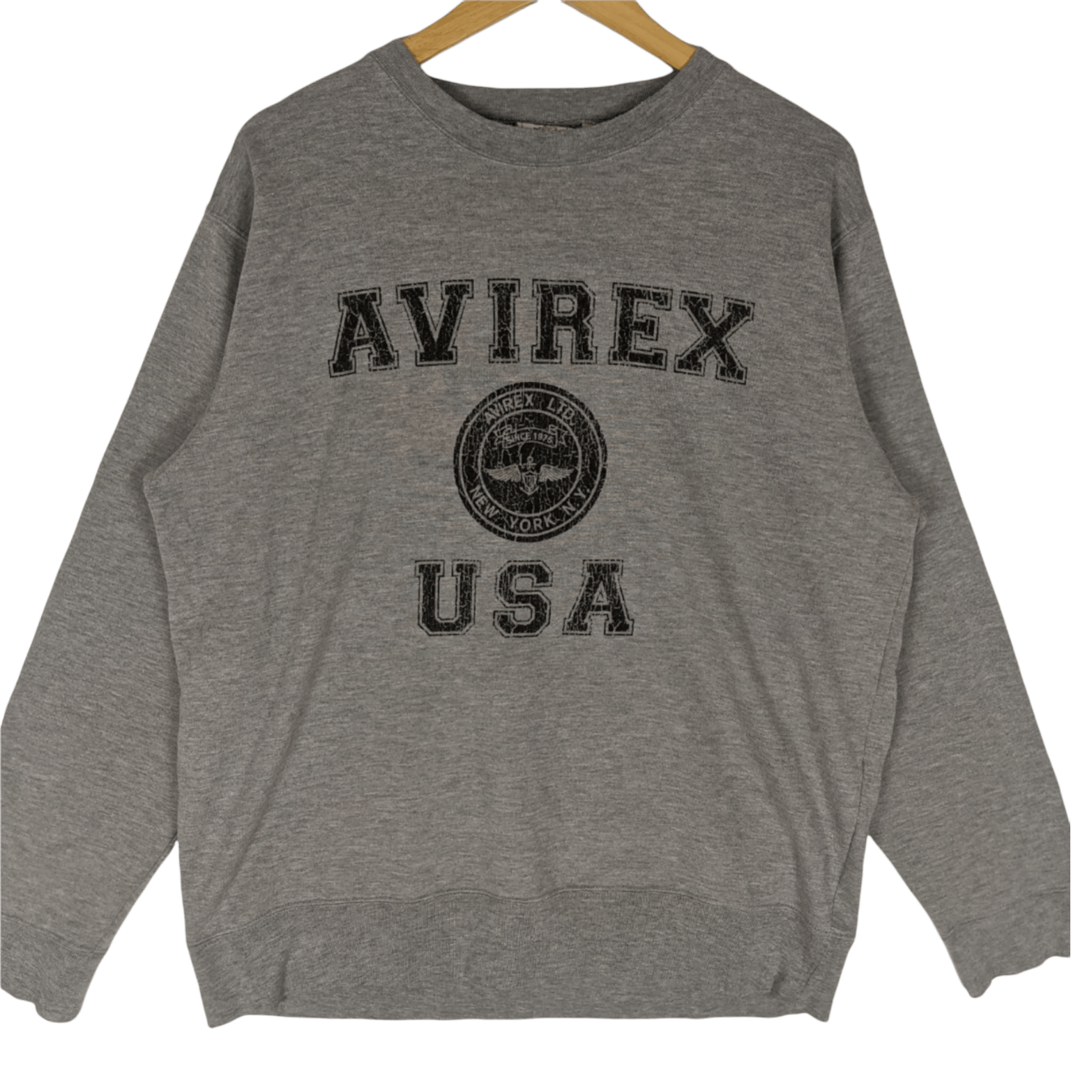 Avirex AVIREX Big Spell Out Logo US Army Jumper Sweatshirt Size US XL / EU 56 / 4 - 2 Thumbnail