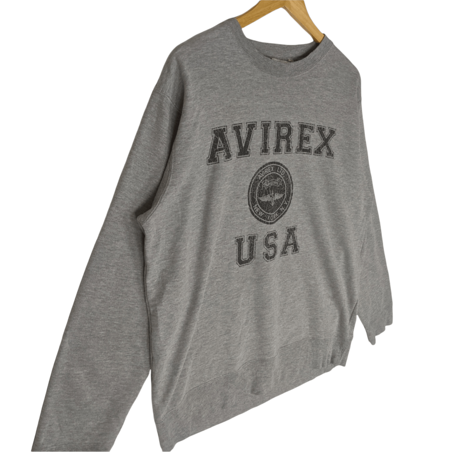 Avirex AVIREX Big Spell Out Logo US Army Jumper Sweatshirt Size US XL / EU 56 / 4 - 3 Thumbnail