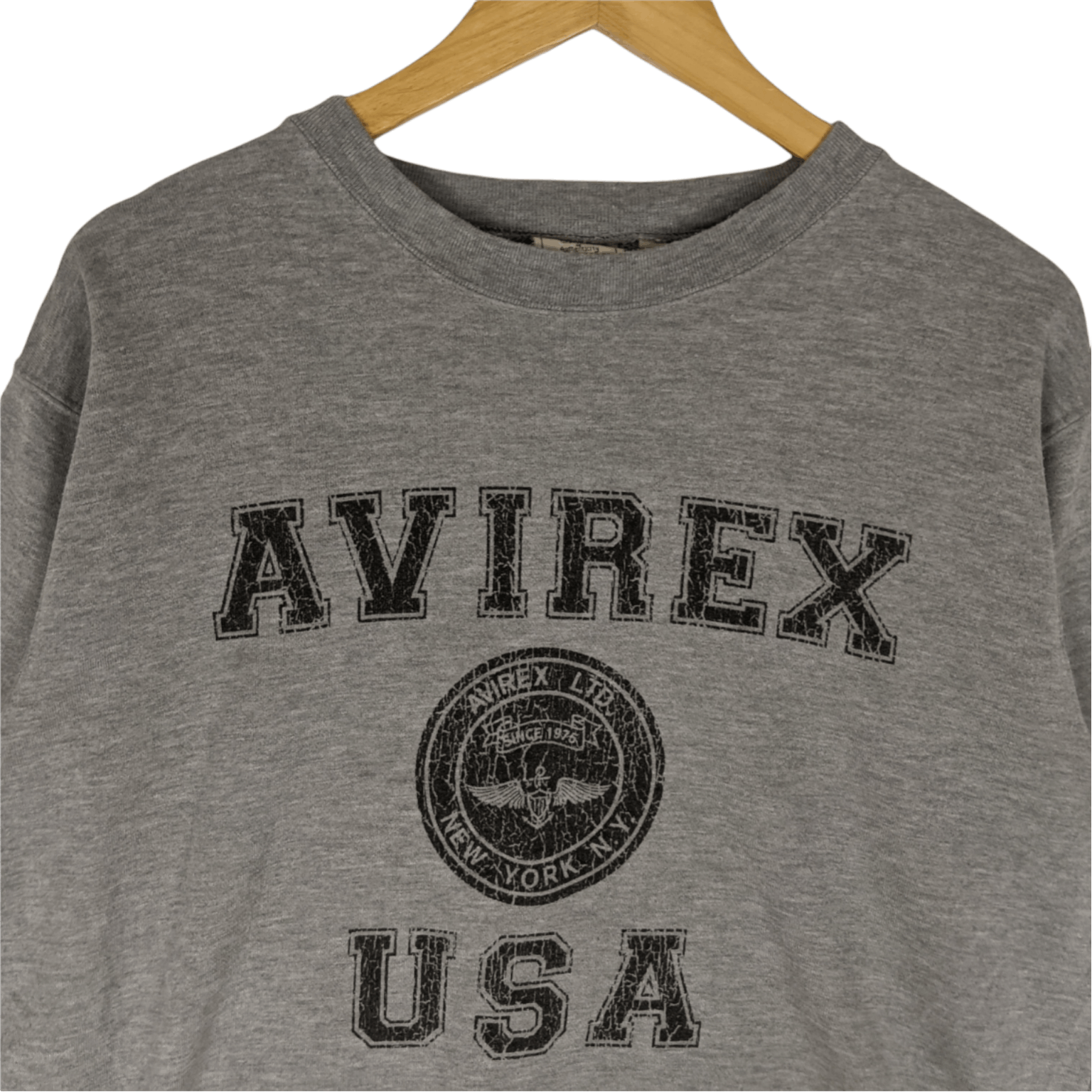 Avirex AVIREX Big Spell Out Logo US Army Jumper Sweatshirt Size US XL / EU 56 / 4 - 4 Thumbnail