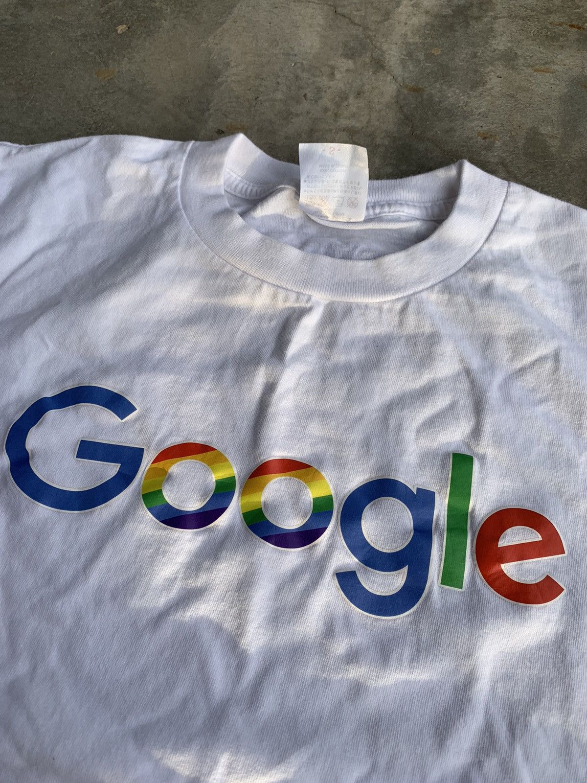 Vintage Google spellout Tshirt Size US S / EU 44-46 / 1 - 2 Thumbnail