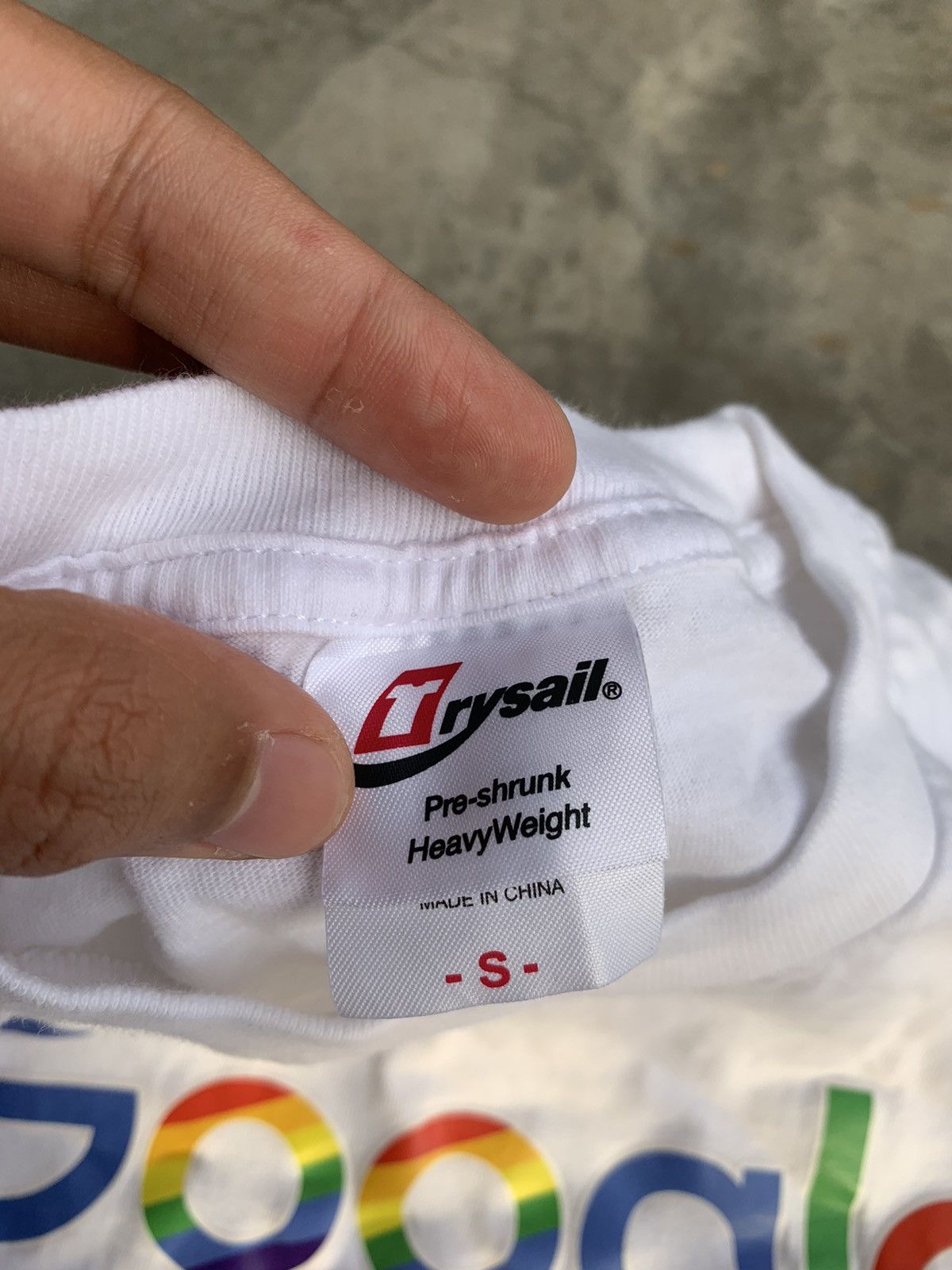 Vintage Google spellout Tshirt Size US S / EU 44-46 / 1 - 3 Thumbnail