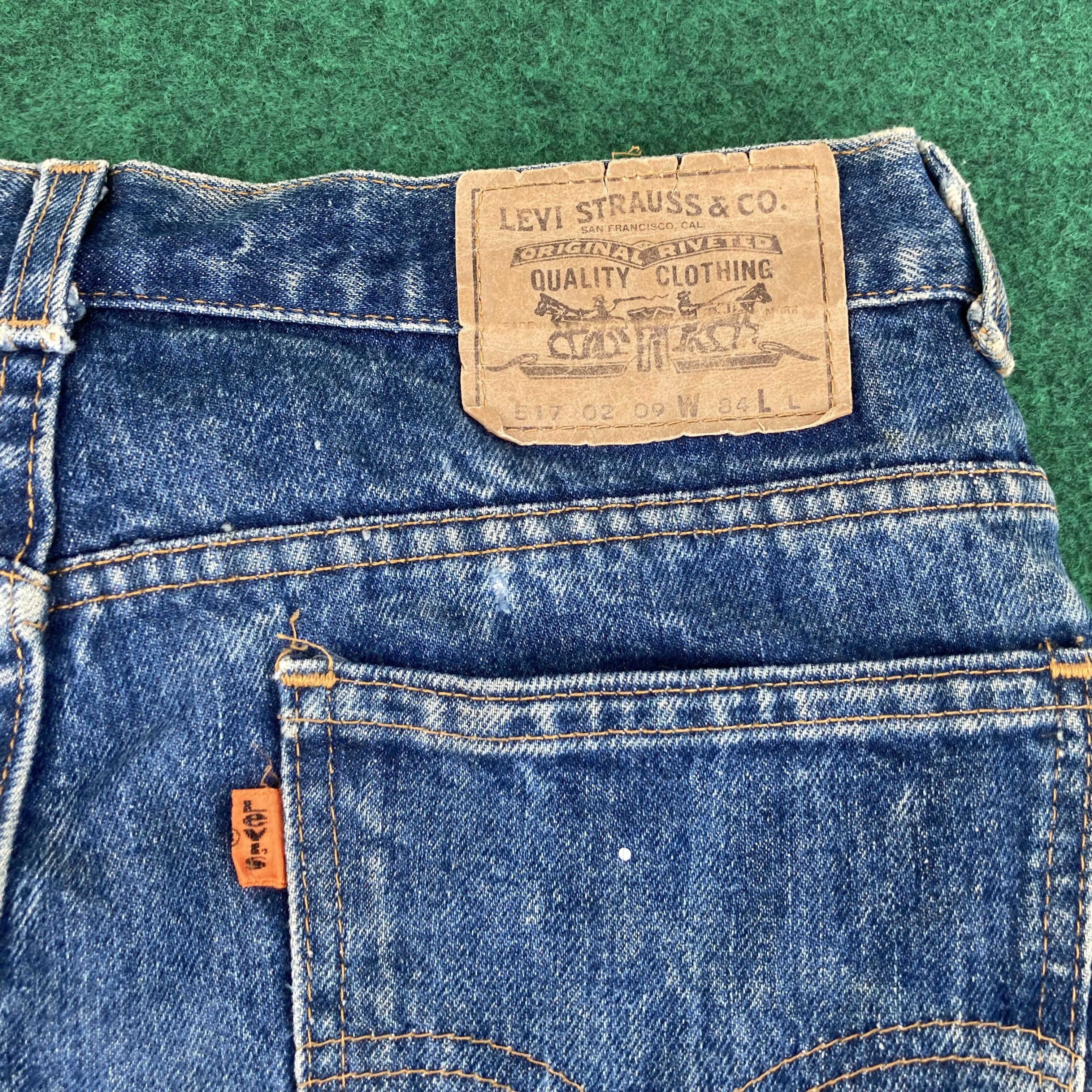 Levi's × Vintage Vtg Levis 517 Denim 90s Bootcut Ripped Punk Distressed Jeans Size US 32 / EU 48 - 9 Thumbnail