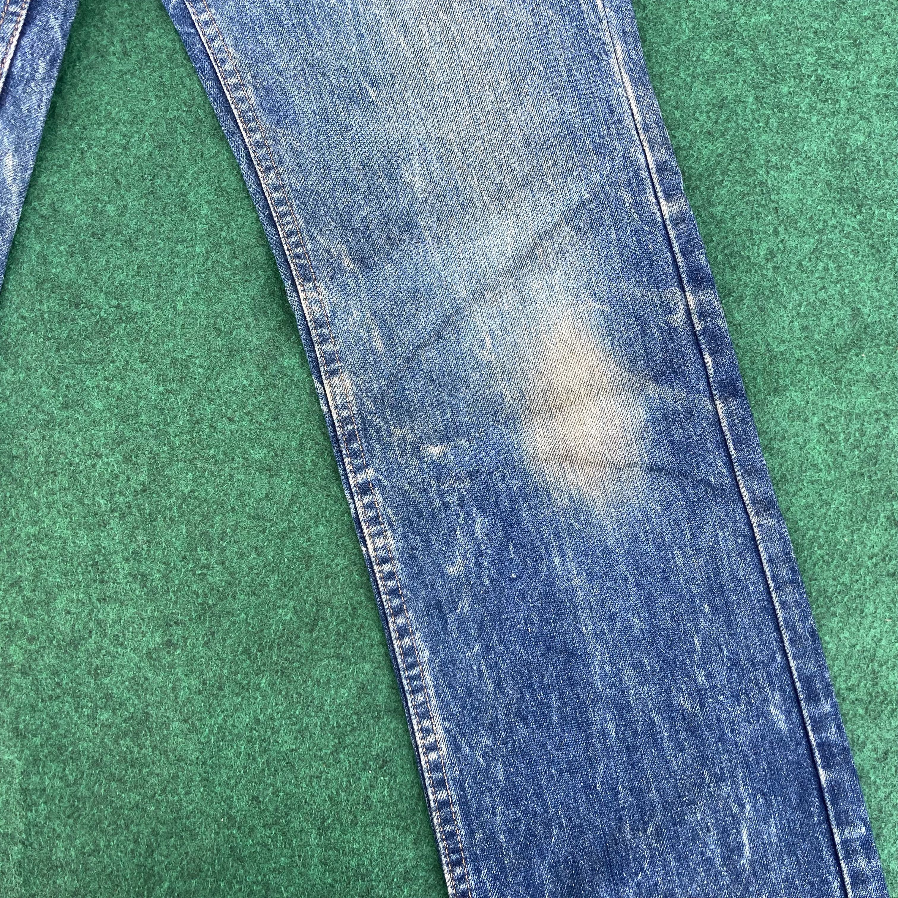 Levi's × Vintage Vtg Levis 517 Denim 90s Bootcut Ripped Punk Distressed Jeans Size US 32 / EU 48 - 7 Thumbnail