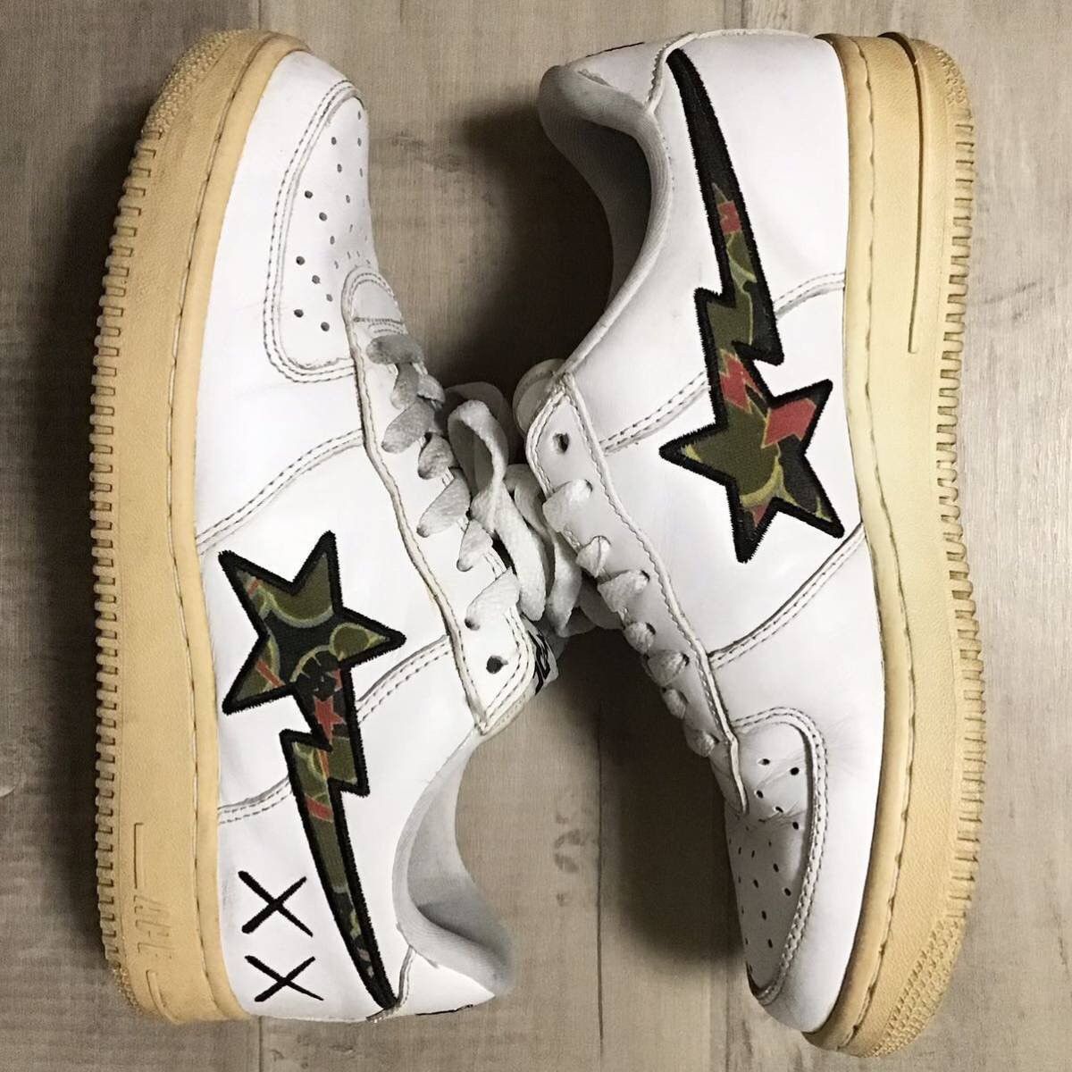 Bape × Kaws KAWS × BAPE STA leather sneakers a bathing ape shoes NIGO Size US 8 / EU 41 - 2 Thumbnail