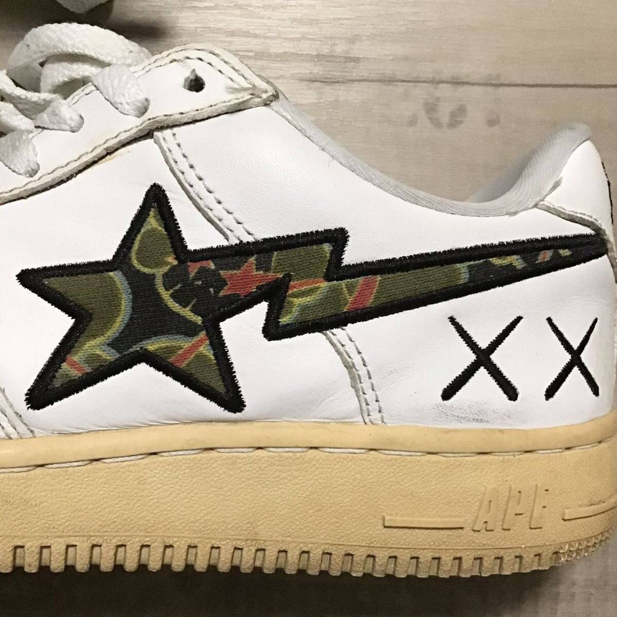 Bape × Kaws KAWS × BAPE STA leather sneakers a bathing ape shoes NIGO Size US 8 / EU 41 - 7 Thumbnail
