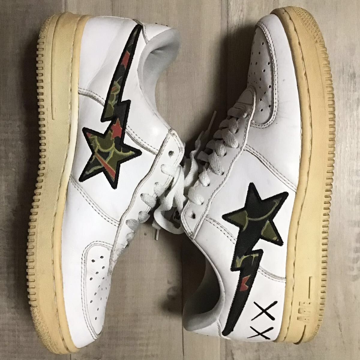 Bape × Kaws KAWS × BAPE STA leather sneakers a bathing ape shoes NIGO Size US 8 / EU 41 - 3 Thumbnail